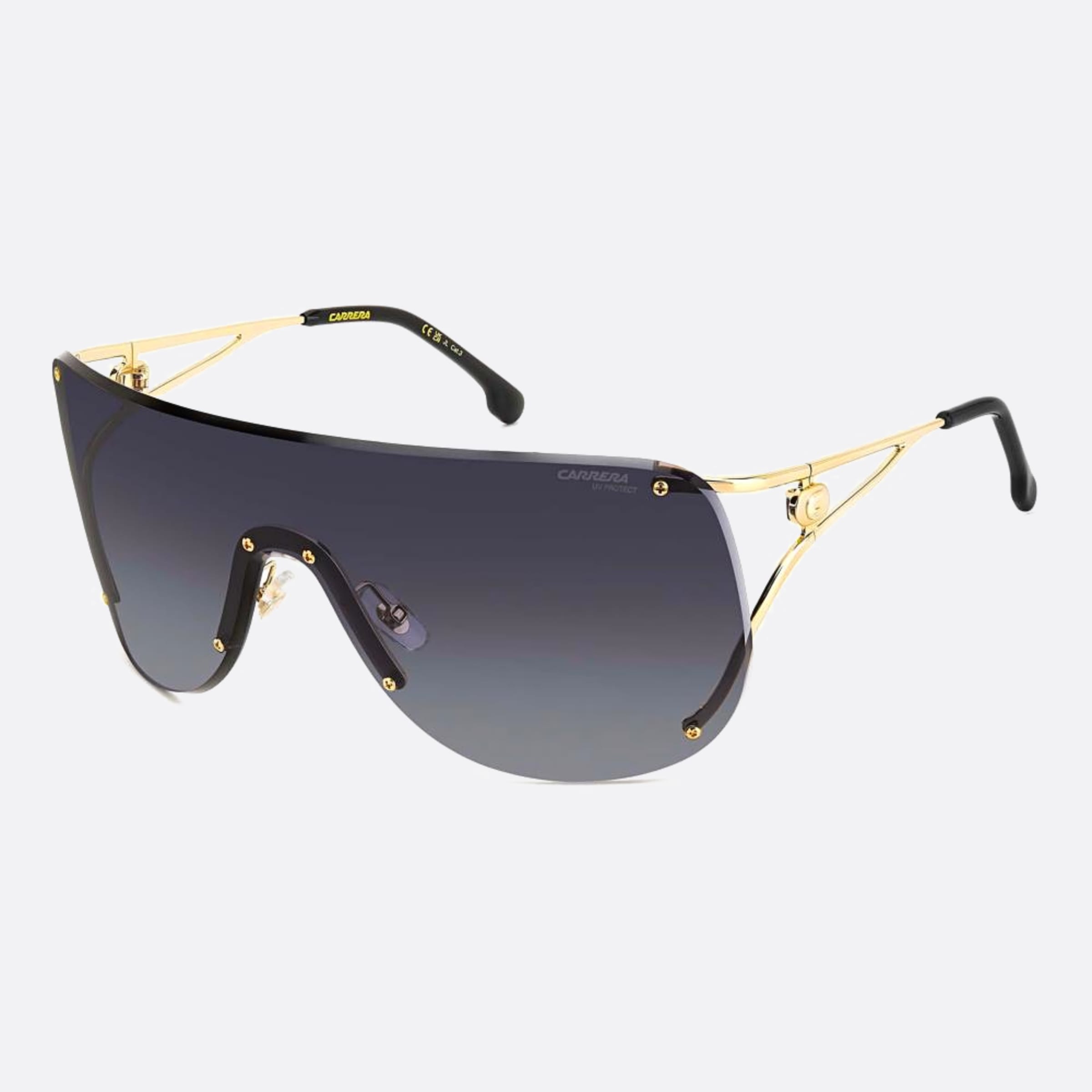 Carrera 99mm Carrera Rhl Gold Shield Women Sunglasses - Side View