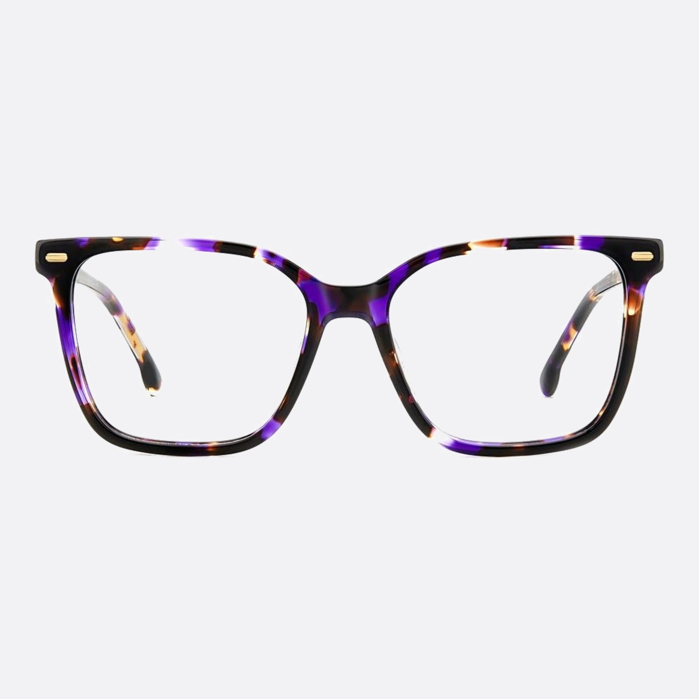 Carrera 53mm Carrera Hkz Violet Squared Women Eyeglasses - Main View