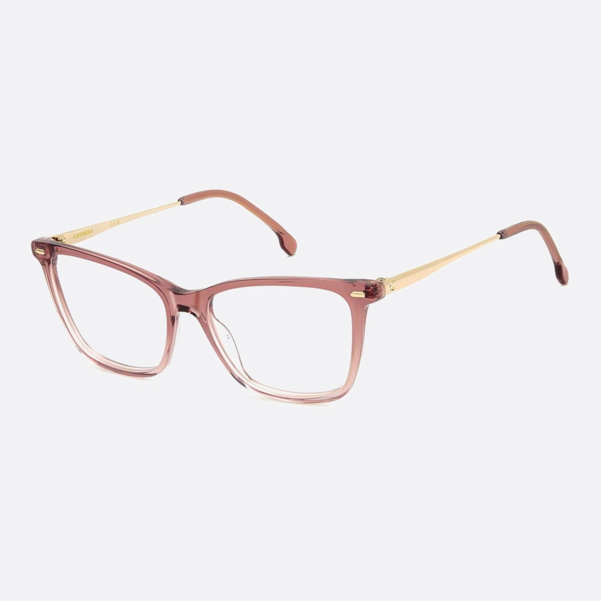 Carrera 54mm Carrera Dln Pink Squared Women Eyeglasses - Side View