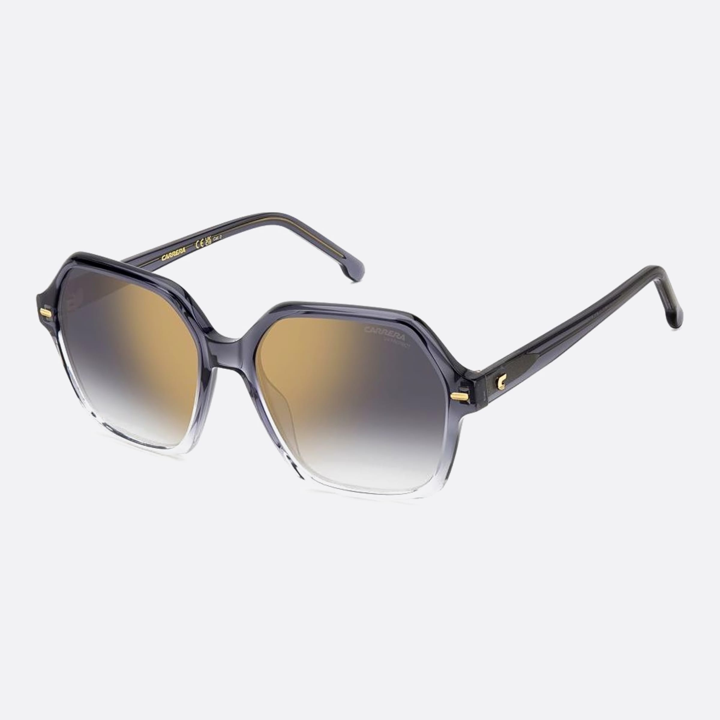 Carrera 56mm Carrera Fs2 Grey Squared Women Sunglasses - Side View