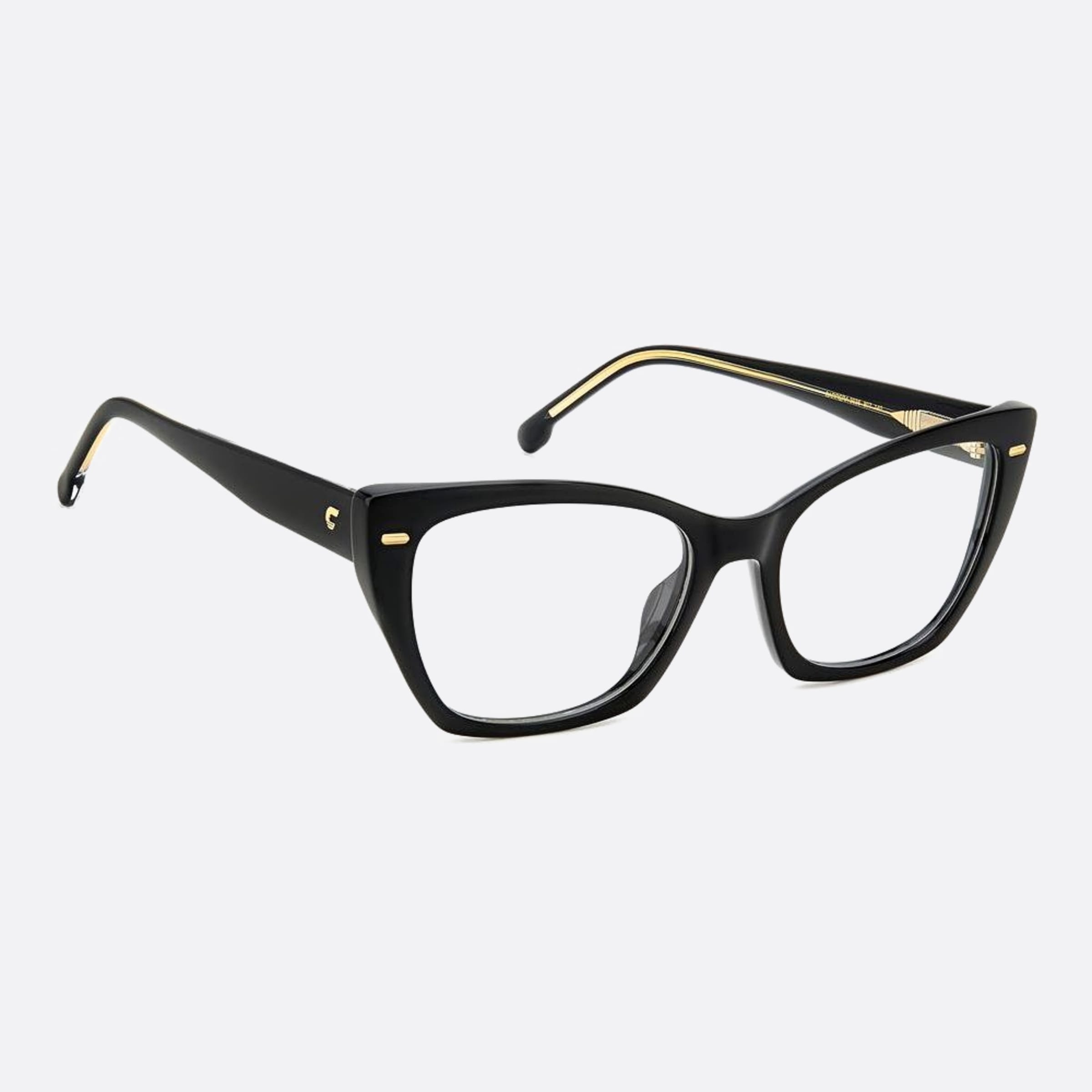 Carrera 54mm Carrera Black Squared Women Eyeglasses - Detail View