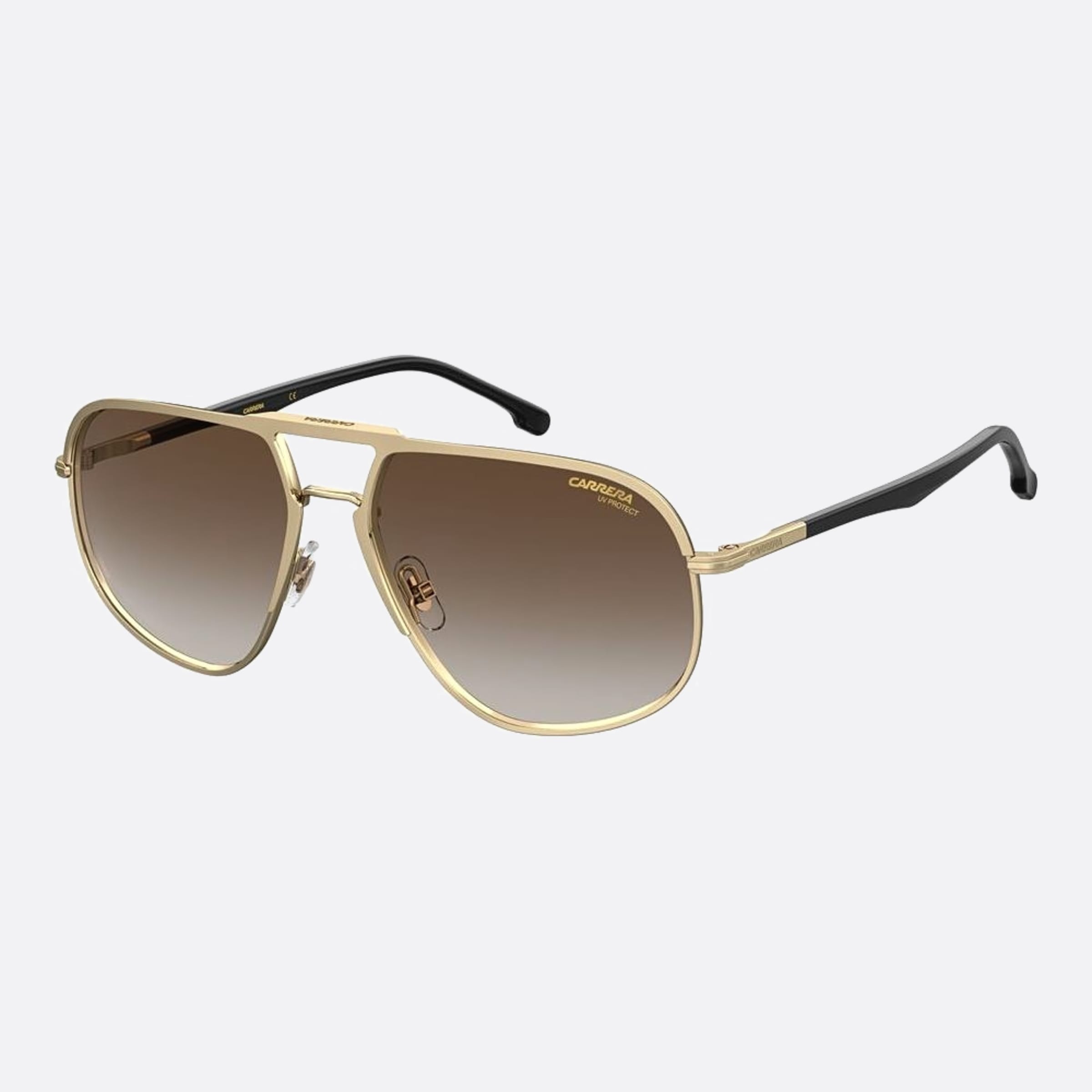 Carrera 60mm Carrera J5g Gold Geometric Men Sunglasses - Side View