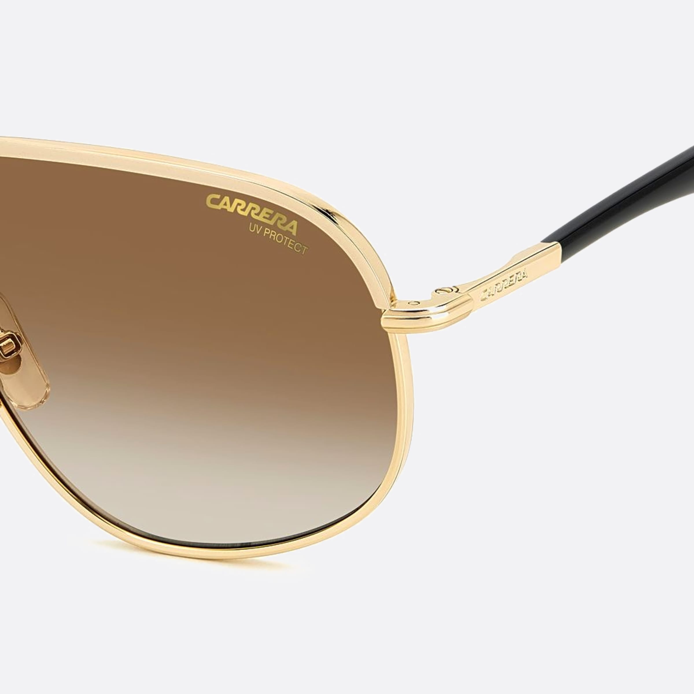 Carrera 60mm Carrera J5g Gold Geometric Men Sunglasses - Detail View