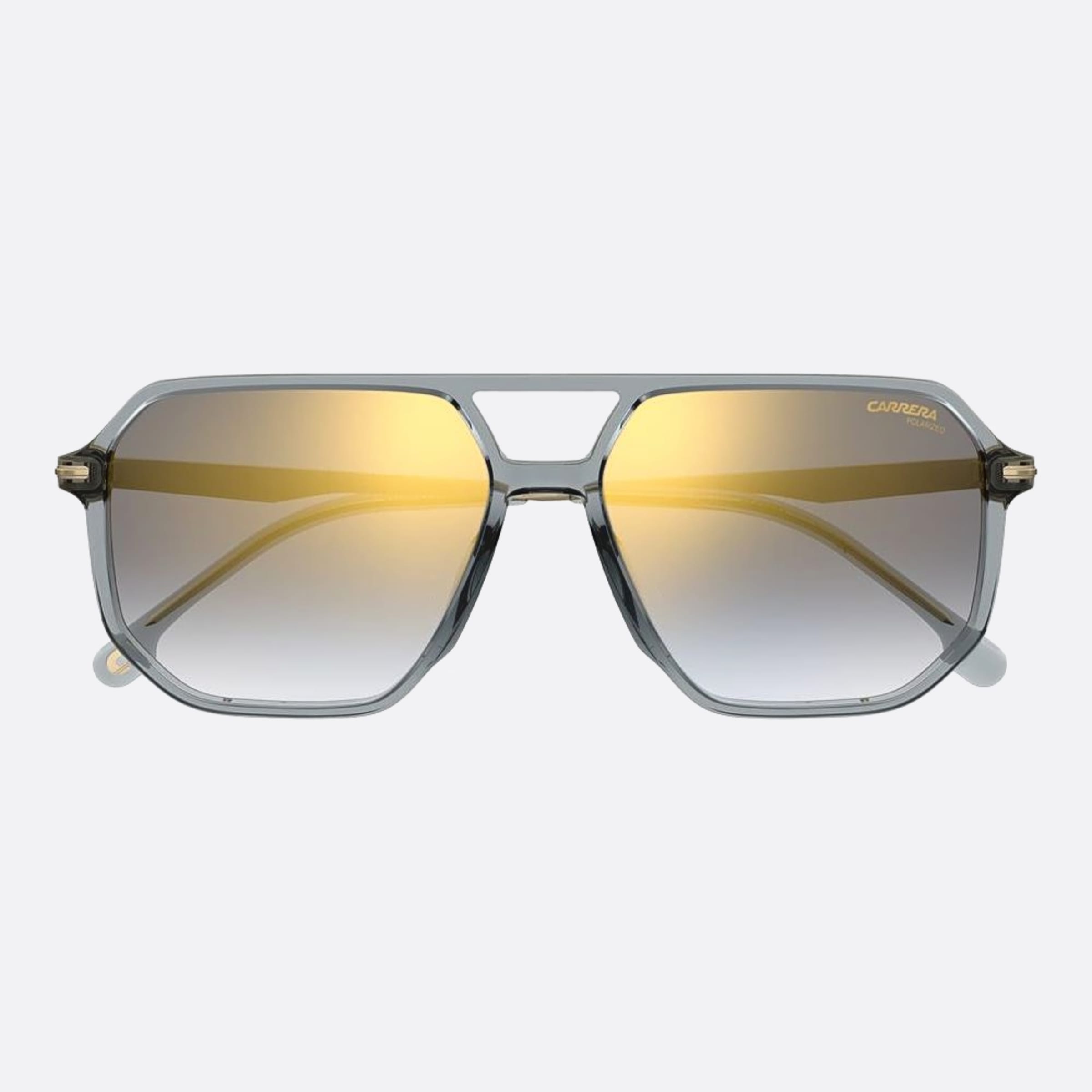 Carrera 59mm Carrera Kb7 Grey Geometric Men Sunglasses - Detail View