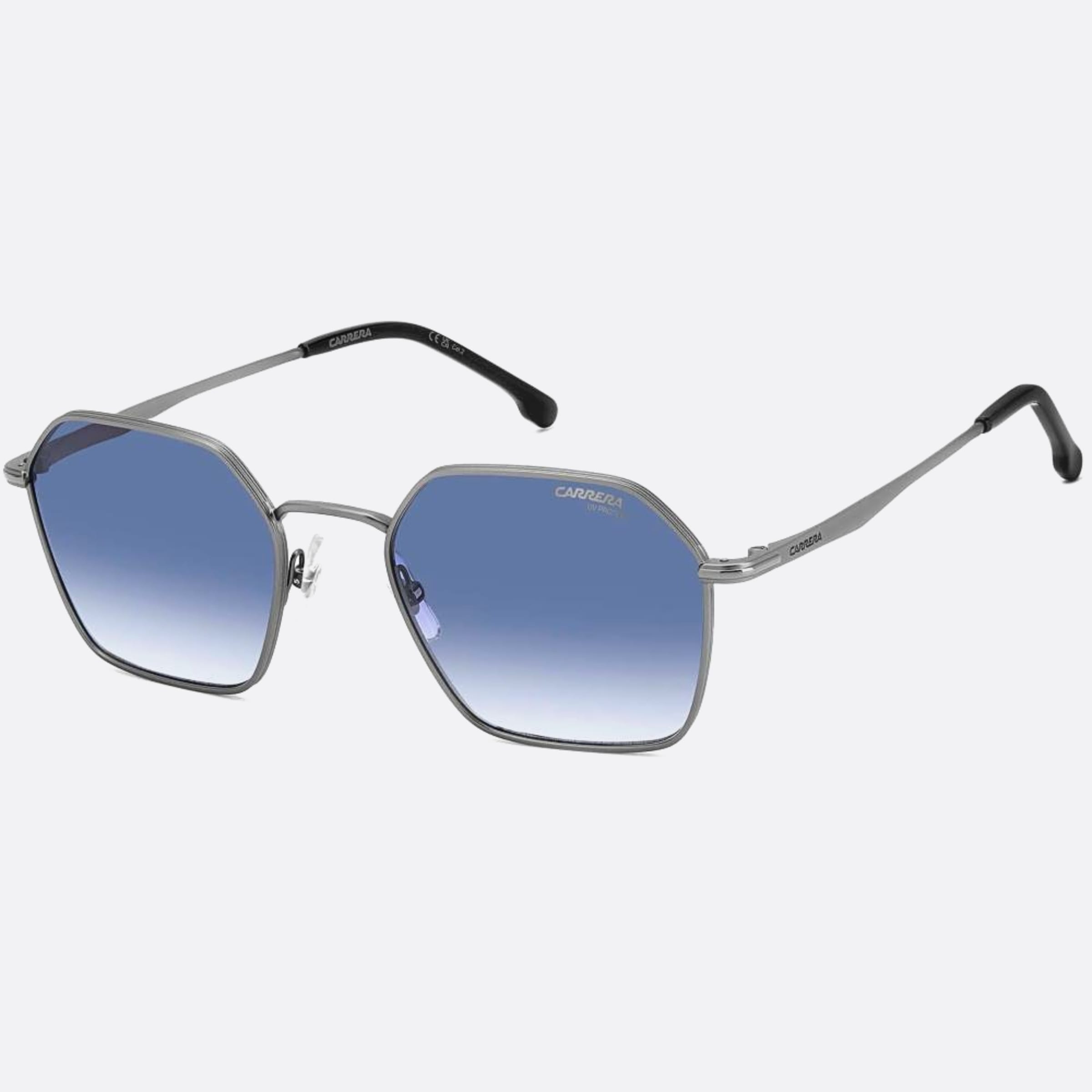 Carrera 53mm Carrera R81 Ruthenium Geometric Men Sunglasses - Side View