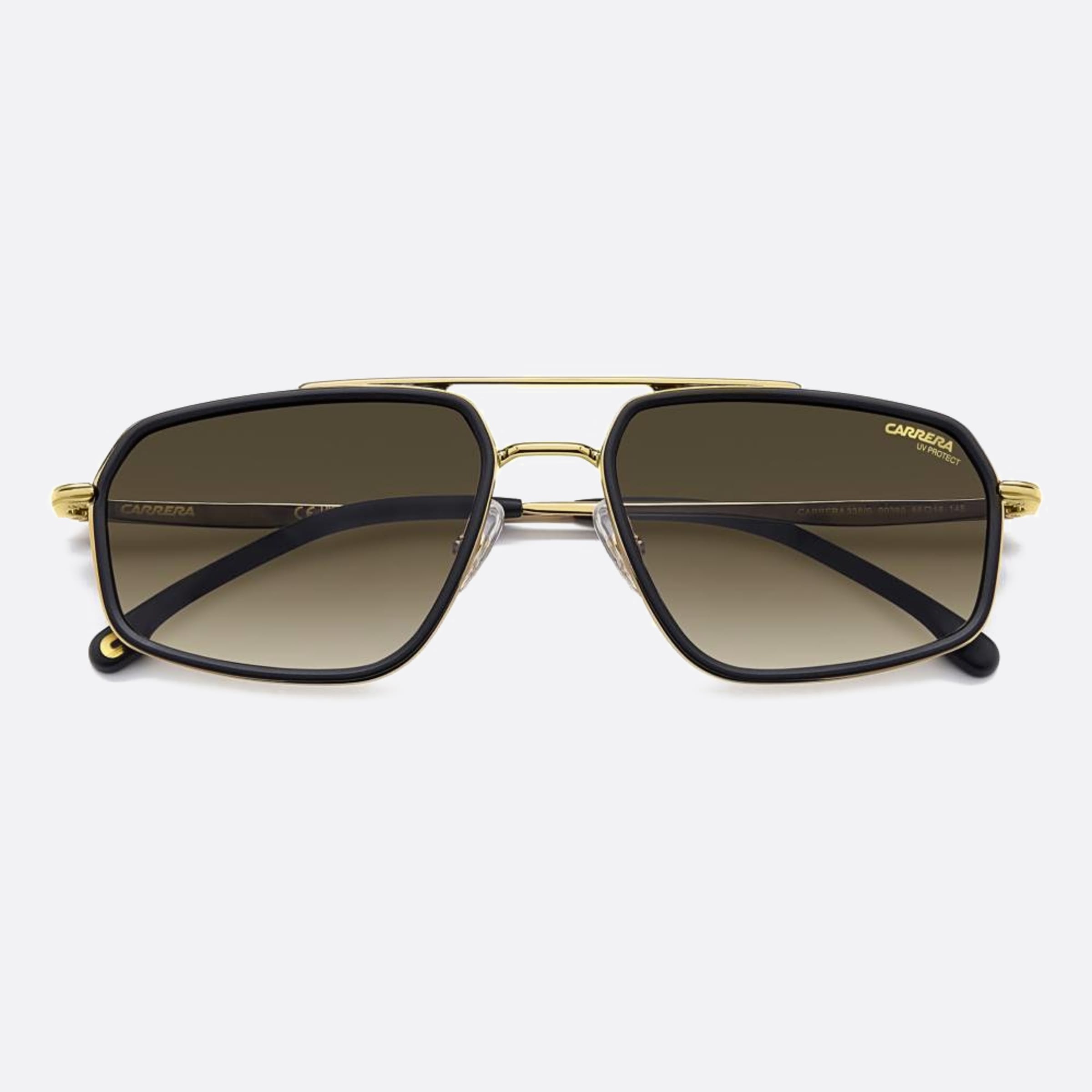 Carrera 58mm Carrera Black Geometric Men Sunglasses - Main View