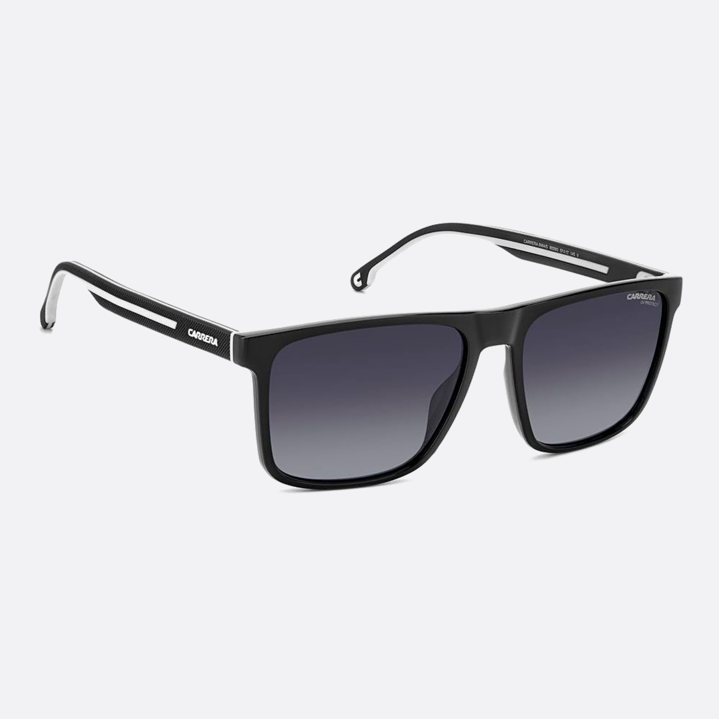 Carrera 57mm Carrera 80s Black Squared Men Sunglasses - Additional Angle