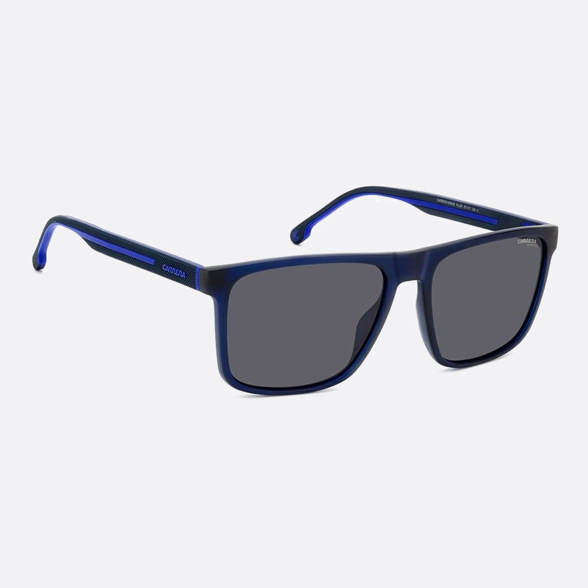 Carrera 57mm Carrera Fll White Squared Men Sunglasses - Detail View
