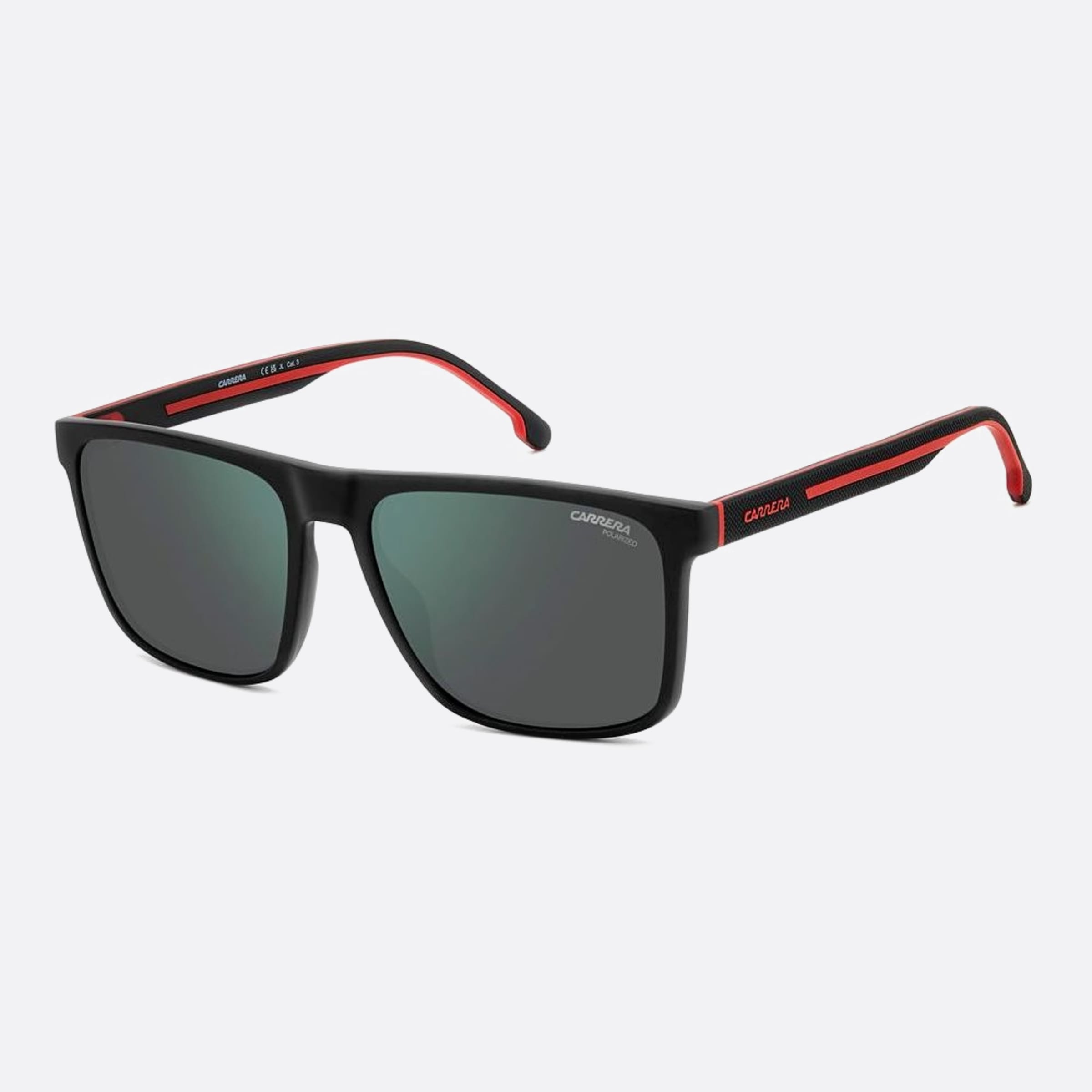 Carrera 57mm Carrera Oit Red Squared Men Sunglasses - Side View