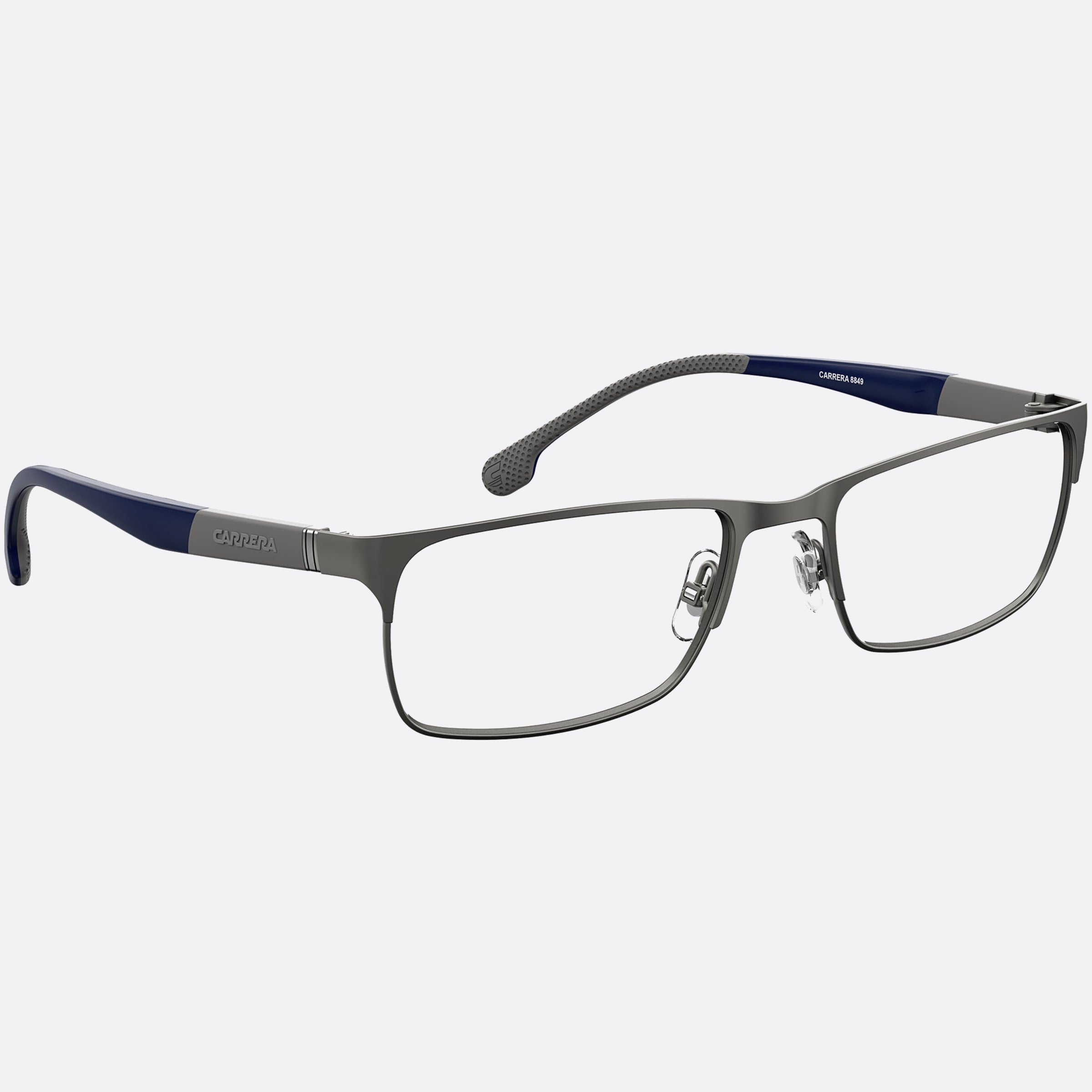 Carrera 57mm Carrera 9t9 Ruthenium Geometric Men Eyeglasses - Detail View