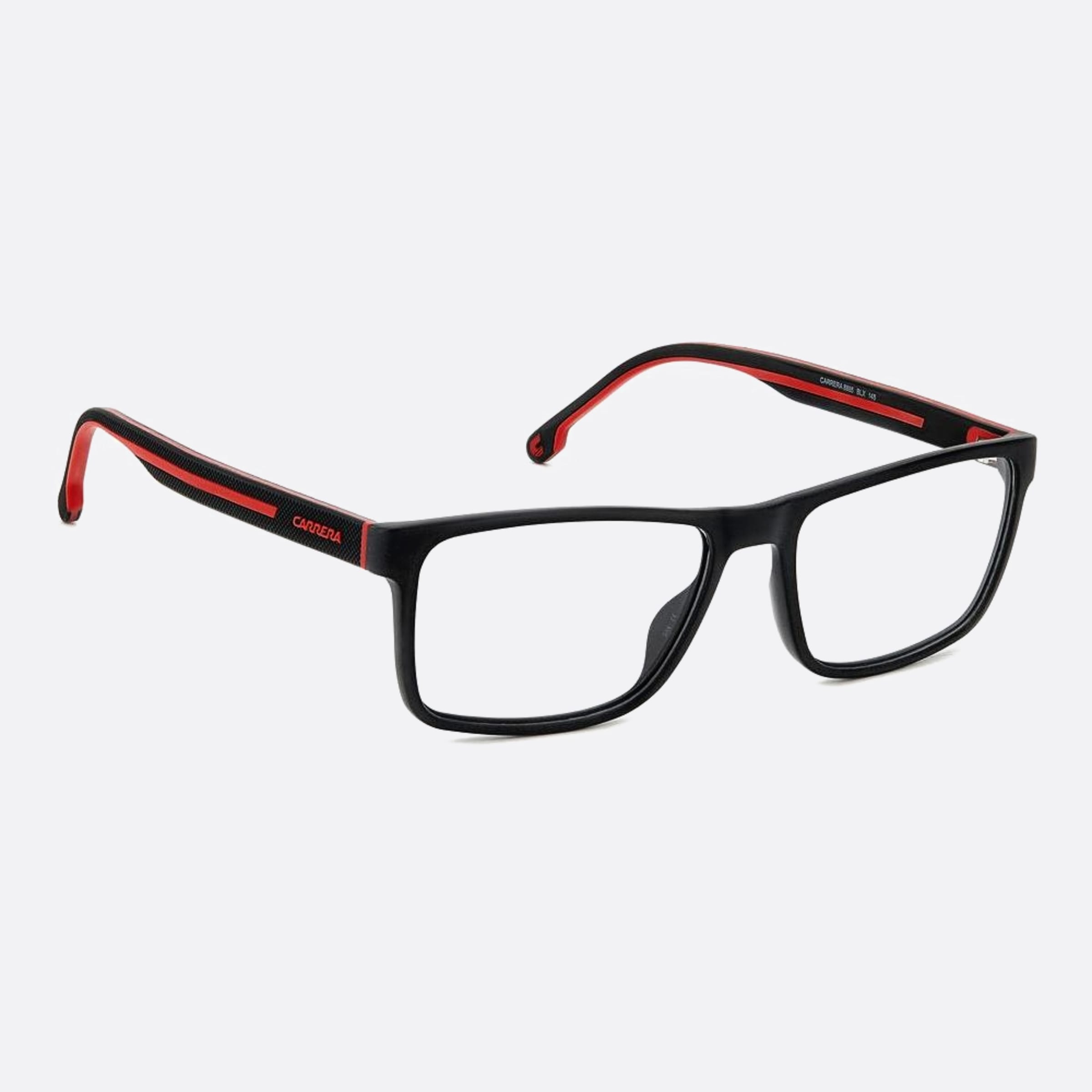 Carrera 56mm Carrera Blx Black Geometric Men Eyeglasses - Detail View