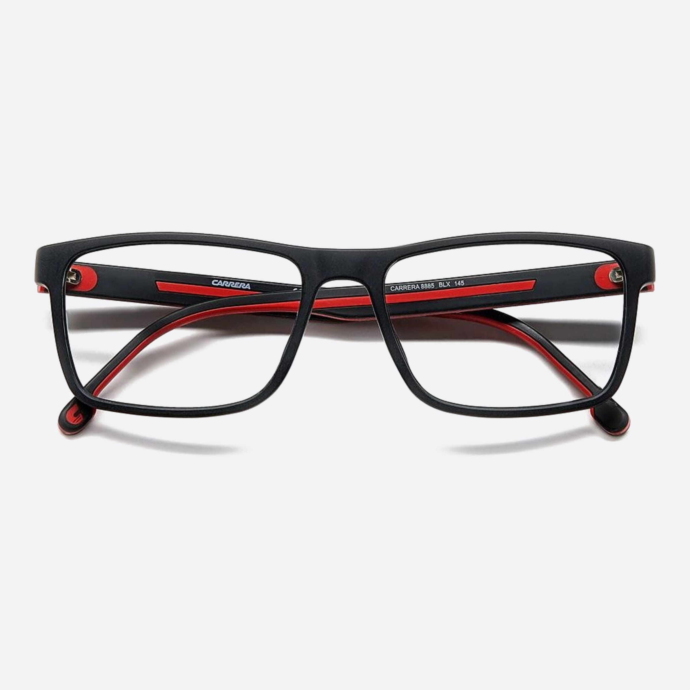 Carrera 56mm Carrera Blx Black Geometric Men Eyeglasses - Lifestyle Shot