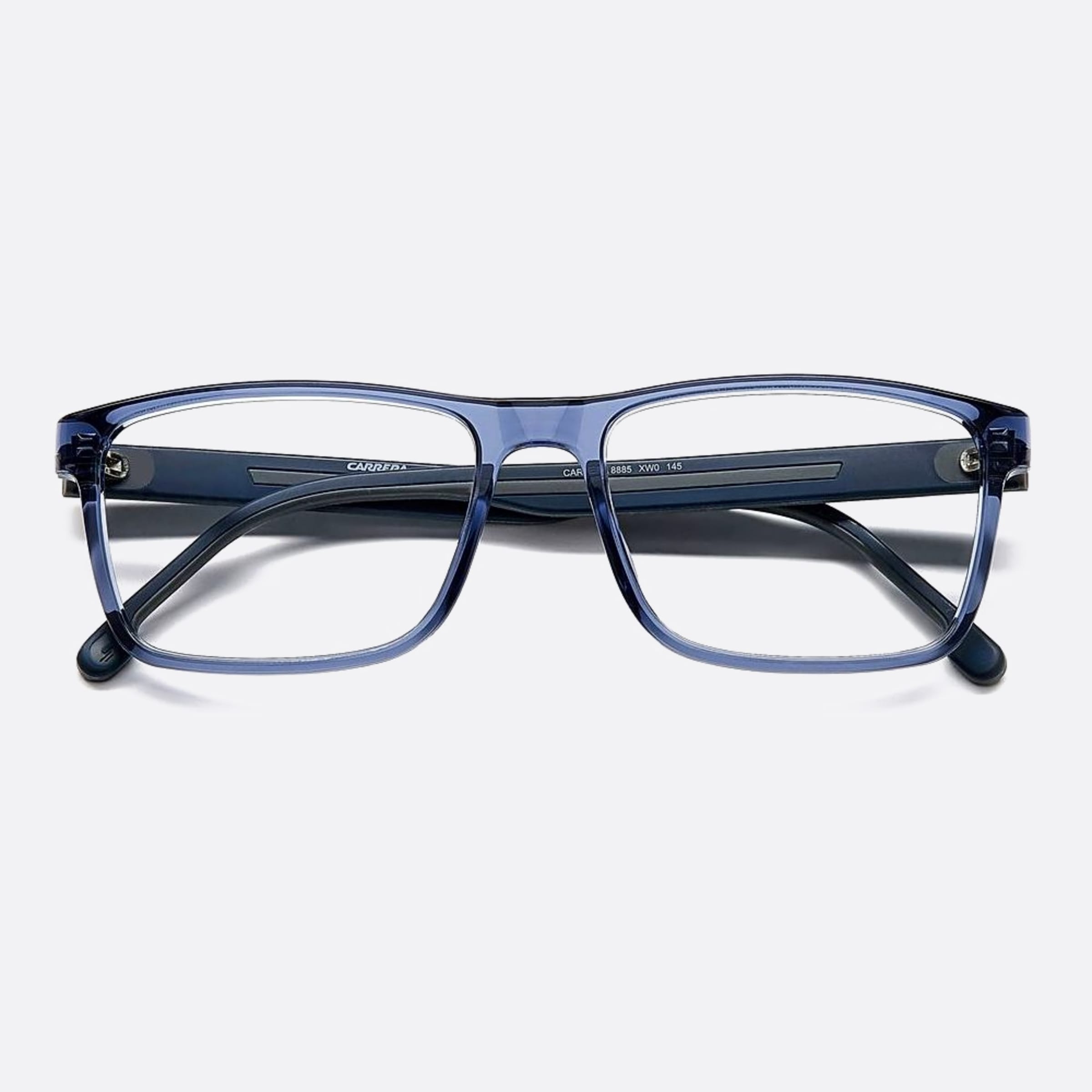 Carrera 56mm Carrera Xw0 Blue Geometric Men Eyeglasses - Lifestyle Shot