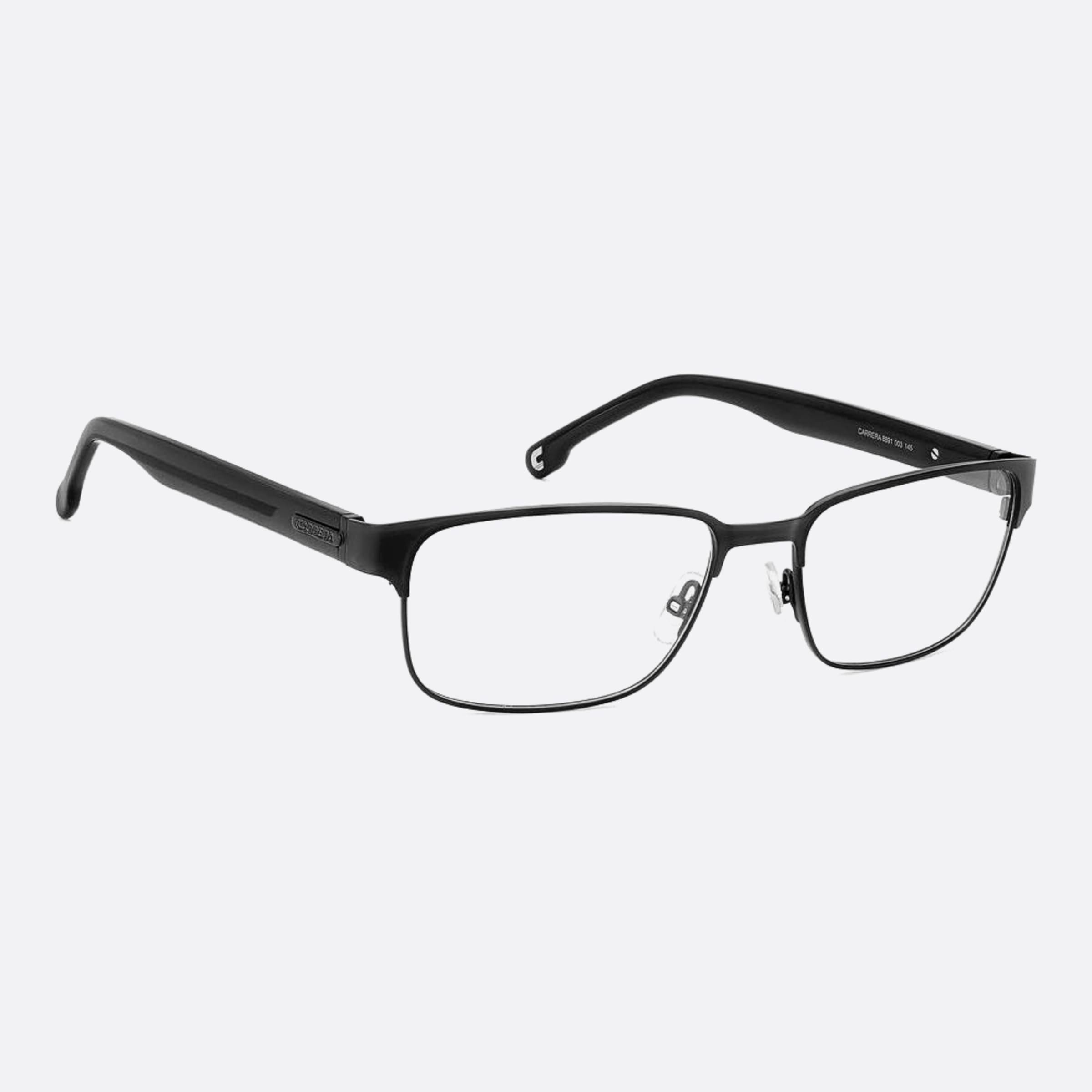 Carrera 56mm Carrera Black Geometric Men Eyeglasses - Additional Angle