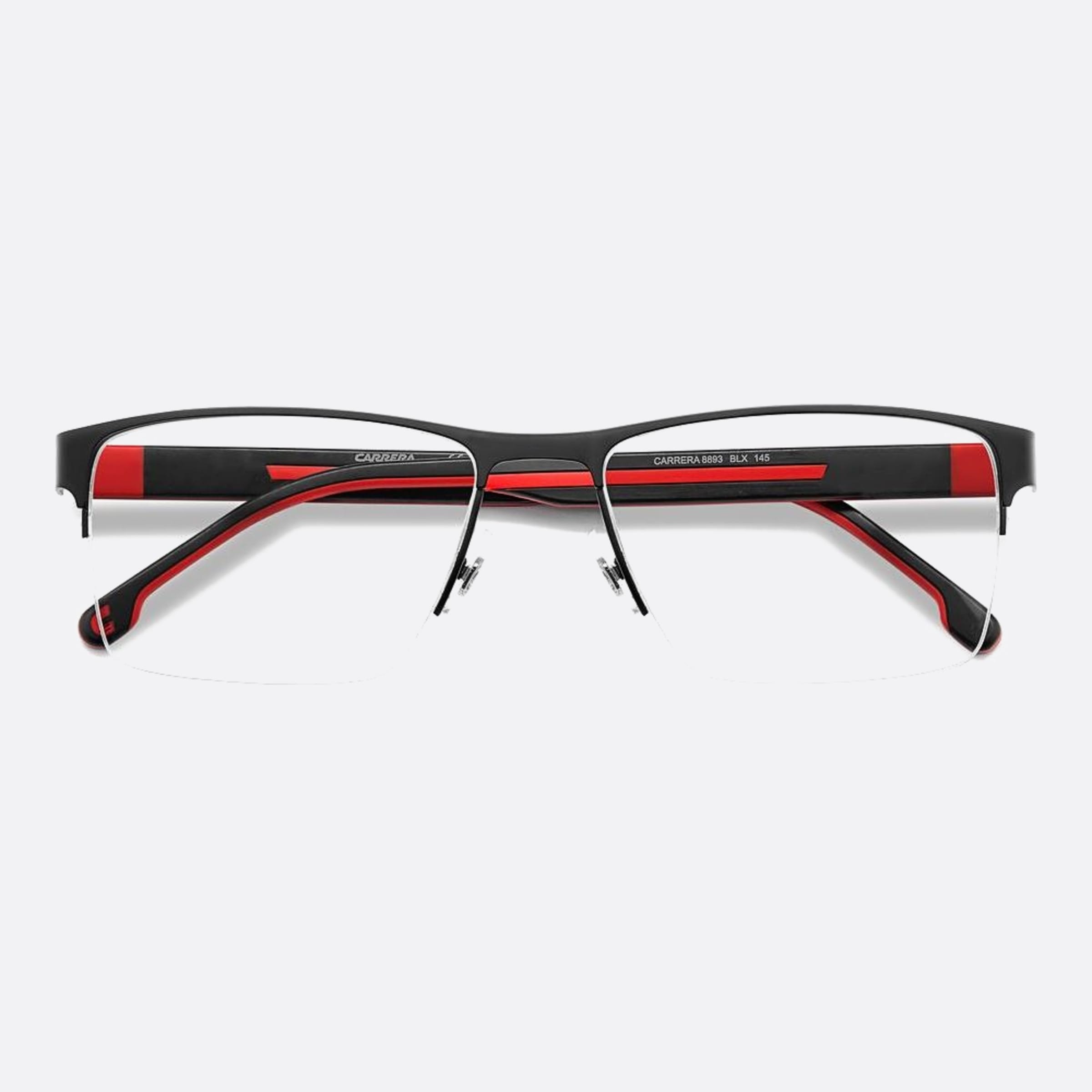 Carrera 54mm Carrera Blx Black Geometric Men Eyeglasses - Additional Angle