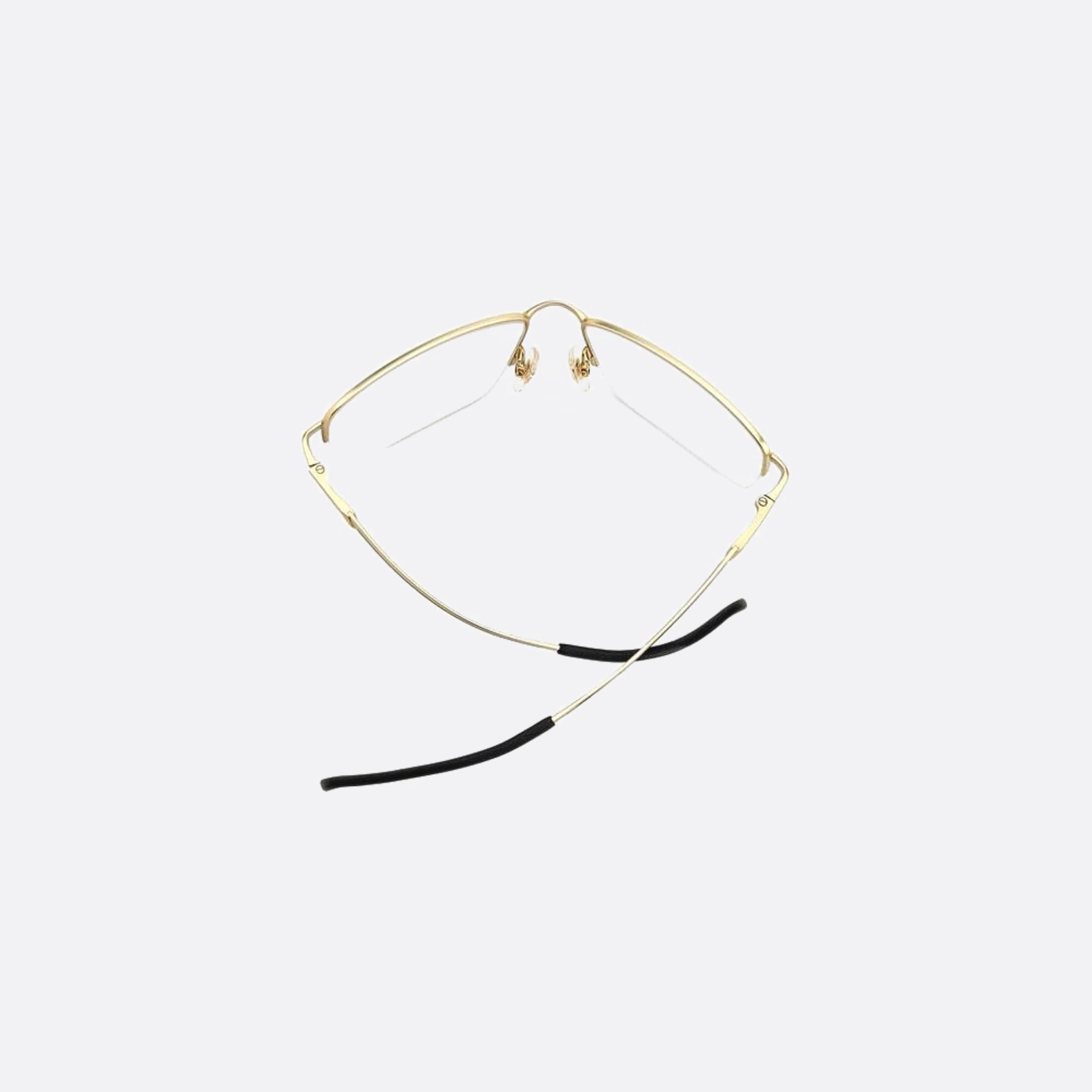 Carrera 55mm Carrera Aoz Gold Geometric Men Eyeglasses - Lifestyle Shot