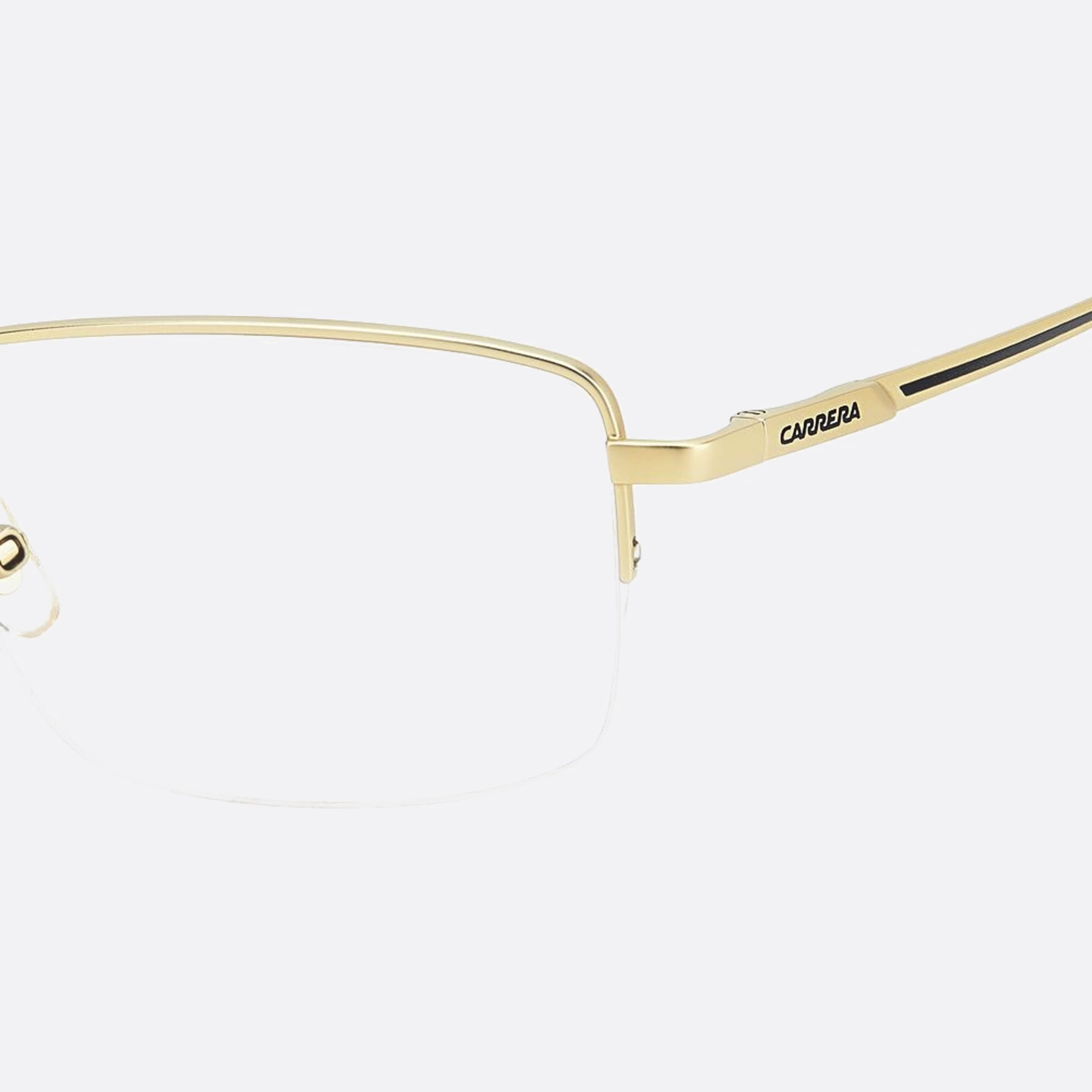 Carrera 55mm Carrera Aoz Gold Geometric Men Eyeglasses - Additional Angle