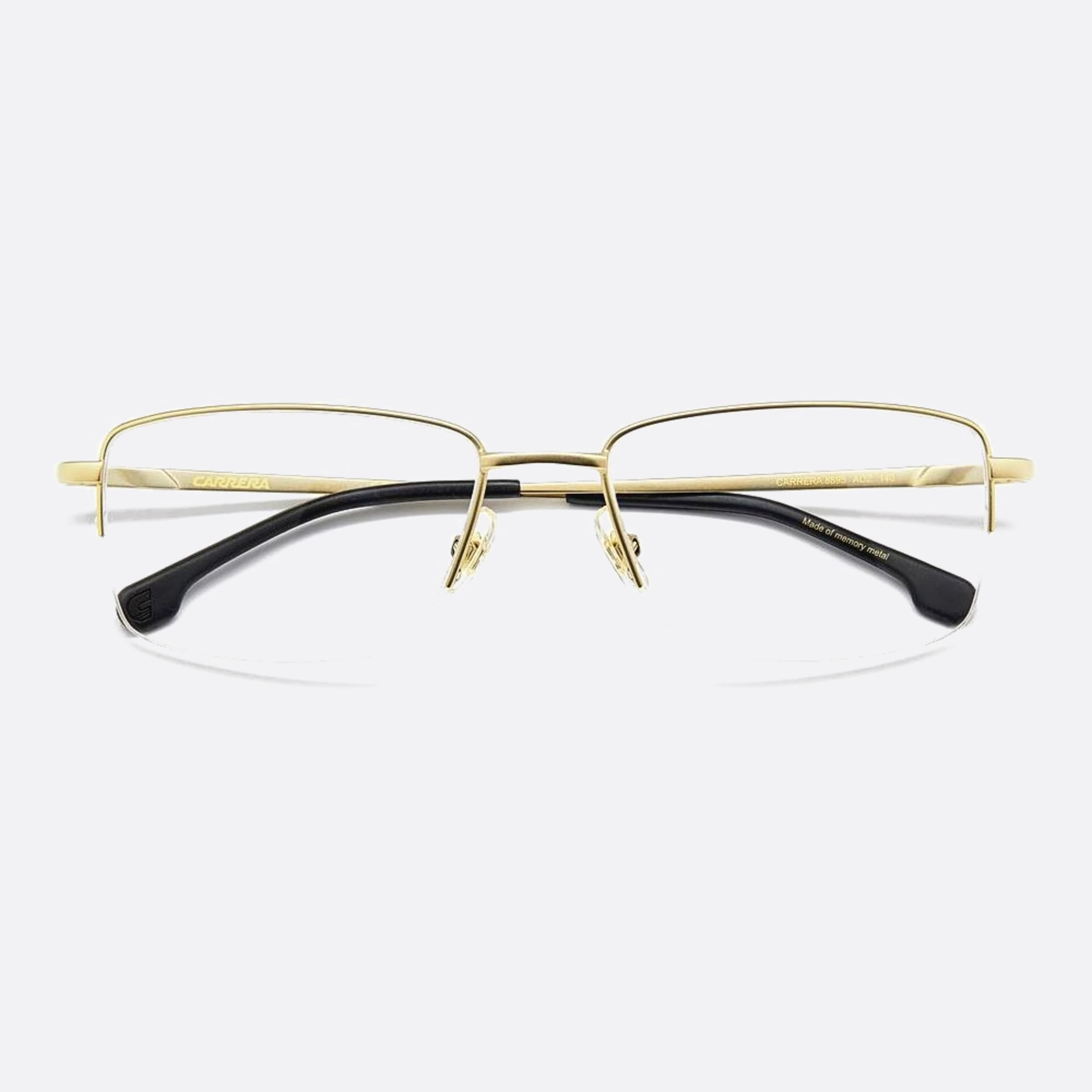Carrera 55mm Carrera Aoz Gold Geometric Men Eyeglasses - Additional Angle