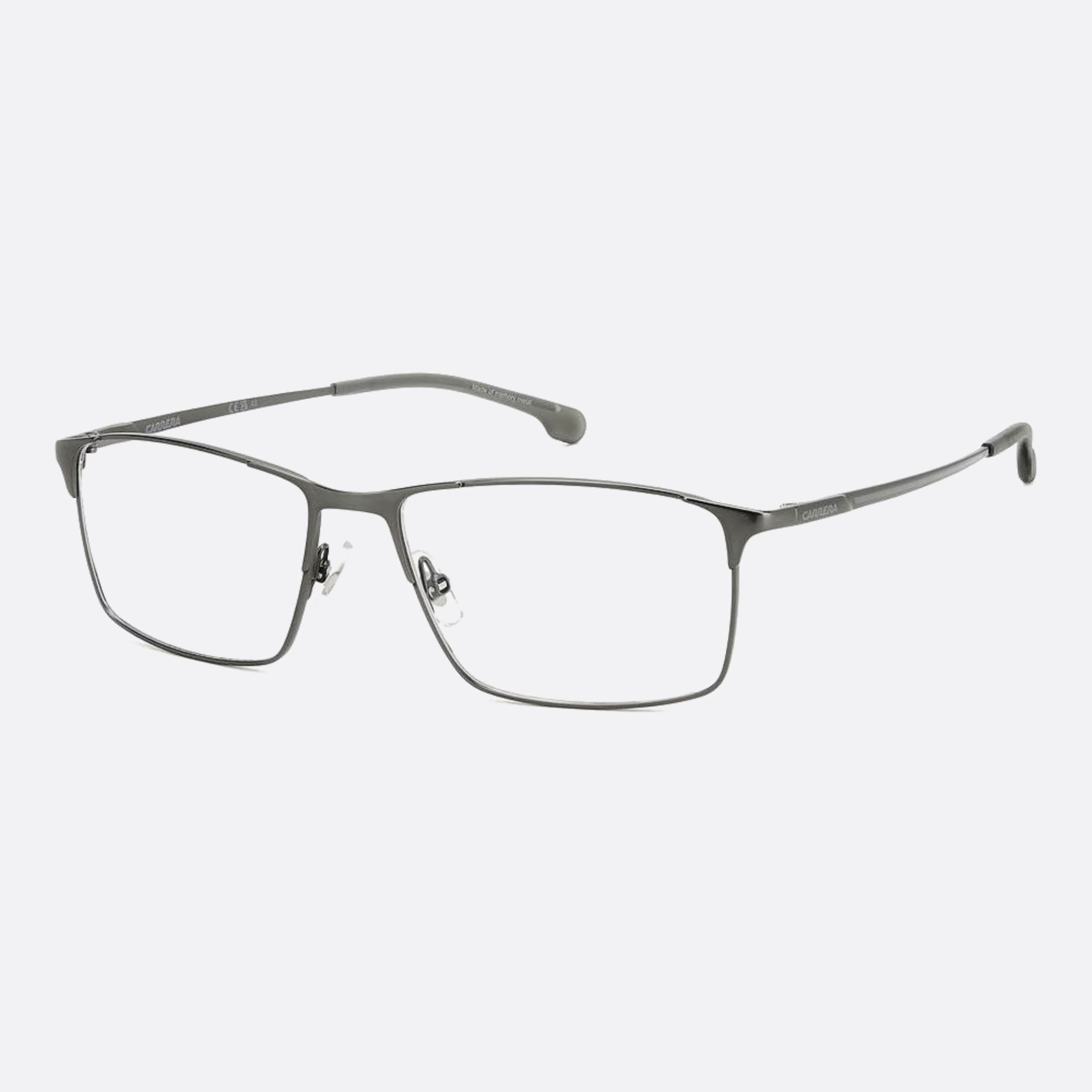 Carrera 56mm Carrera R80 Grey Geometric Men Eyeglasses - Side View