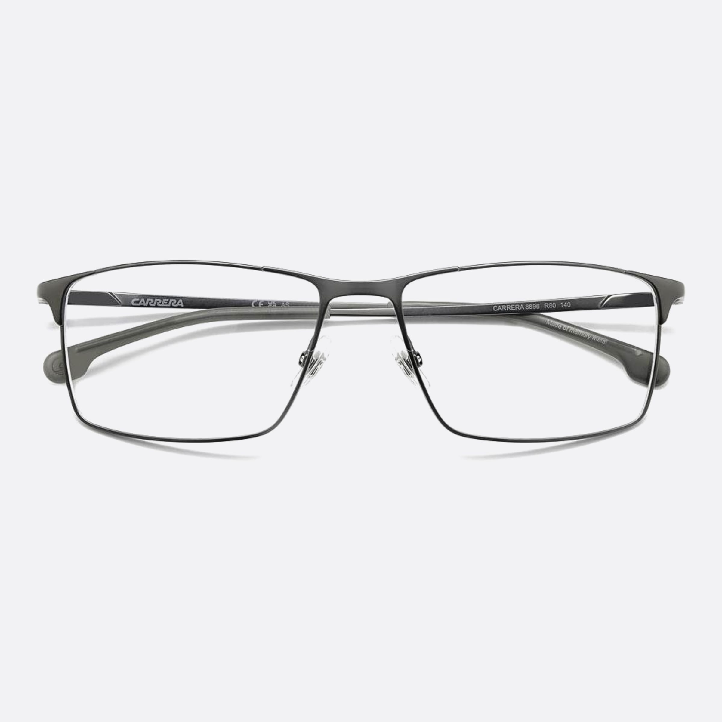 Carrera 56mm Carrera R80 Grey Geometric Men Eyeglasses - Detail View