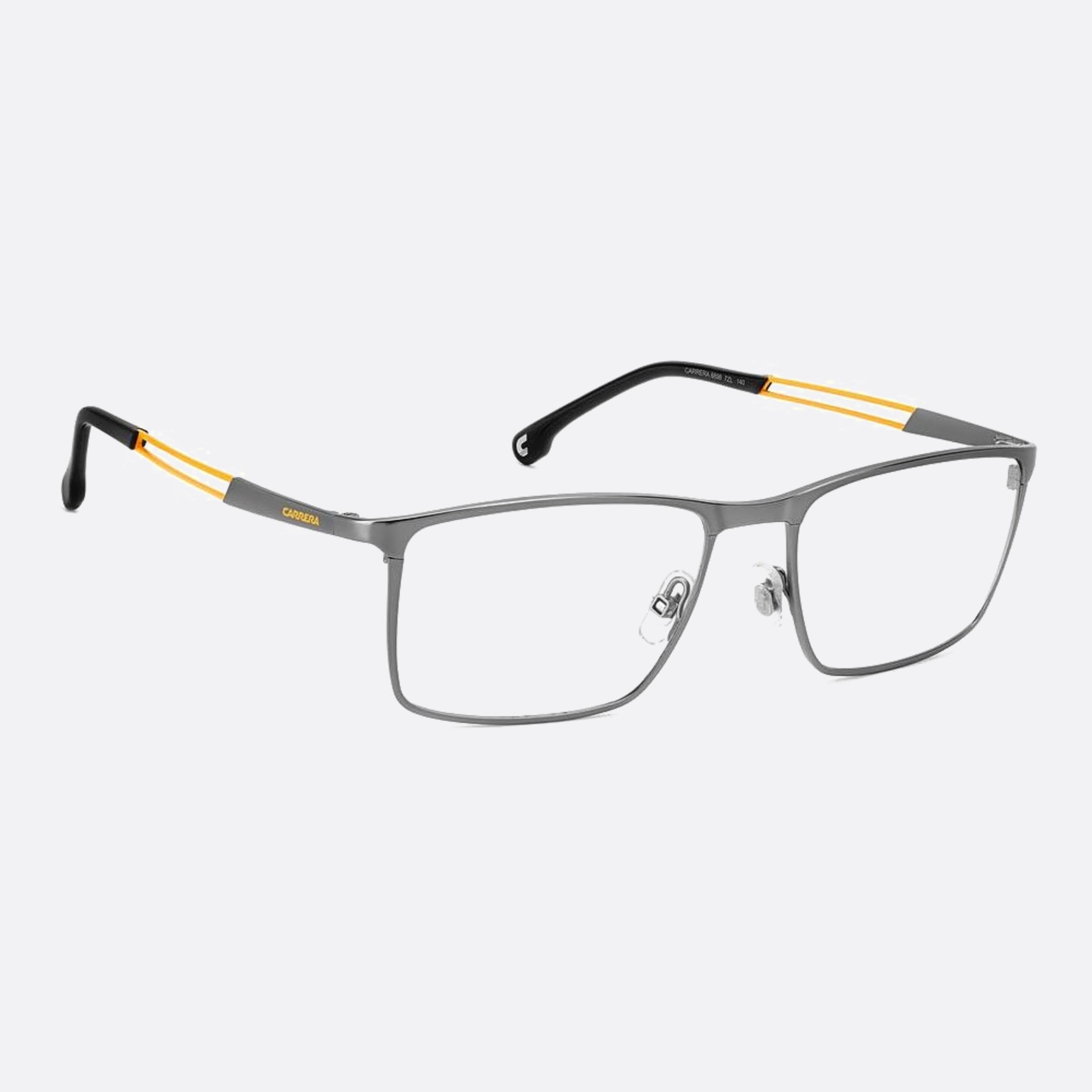 Carrera 55mm Carrera 7zl Grey Geometric Men Eyeglasses - Lifestyle Shot