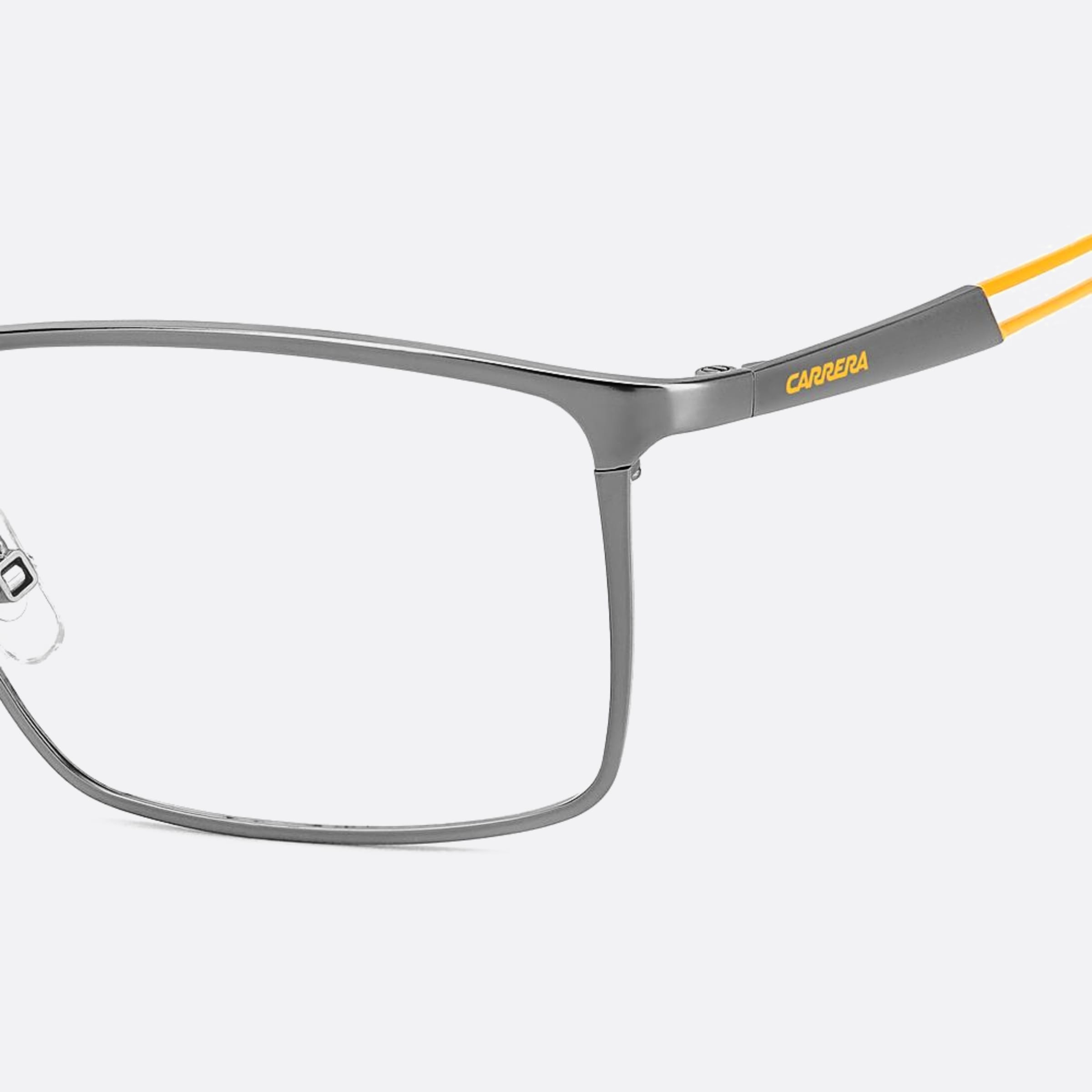 Carrera 55mm Carrera 7zl Grey Geometric Men Eyeglasses - Additional Angle