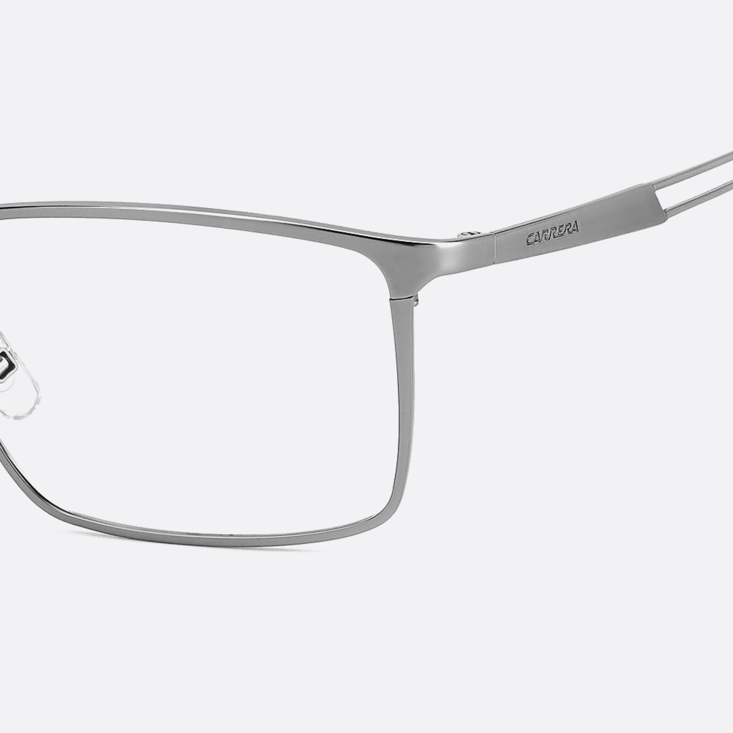 Carrera 55mm Carrera R80 Grey Geometric Men Eyeglasses - Detail View
