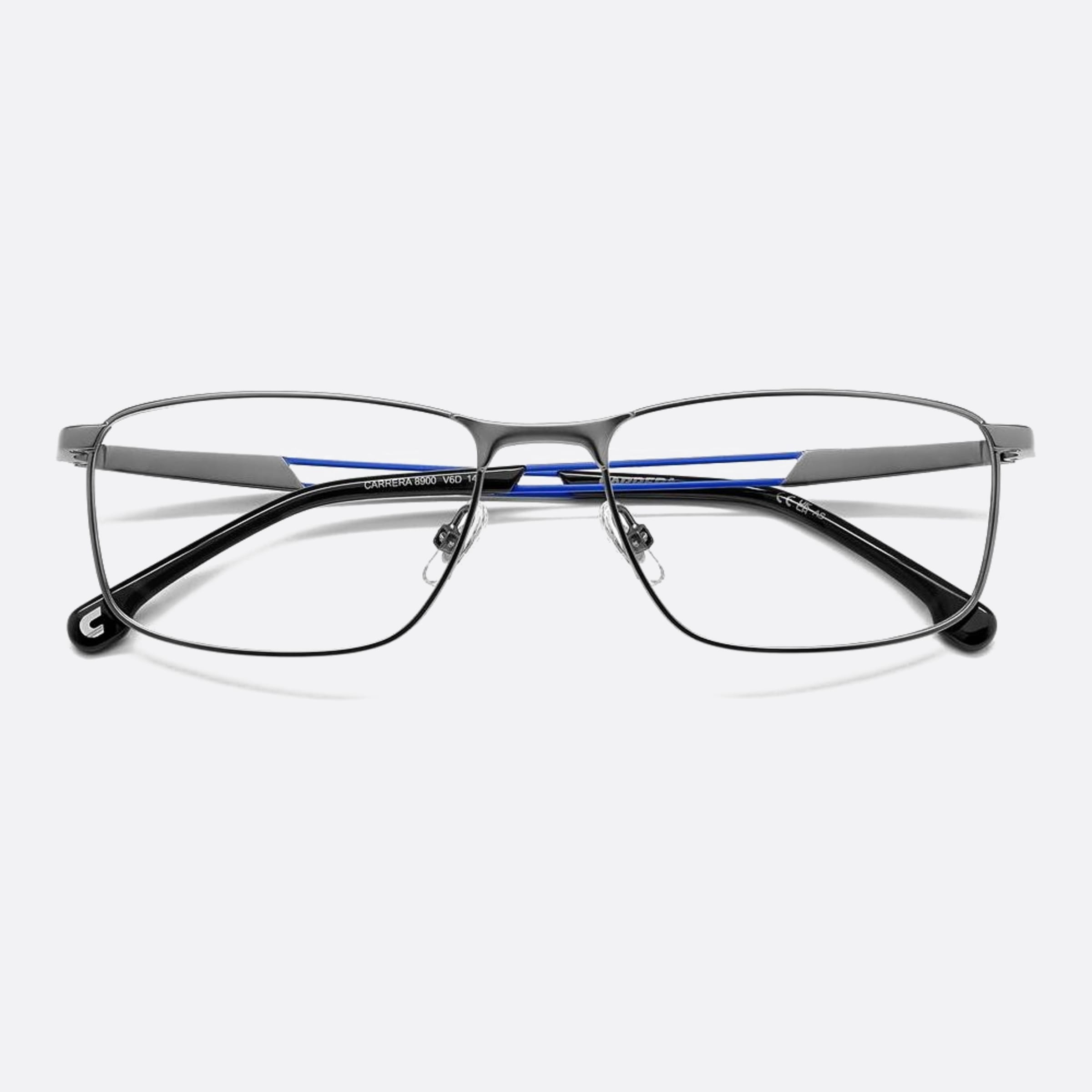 Carrera 55mm Carrera V6d Blue Geometric Men Eyeglasses - Lifestyle Shot