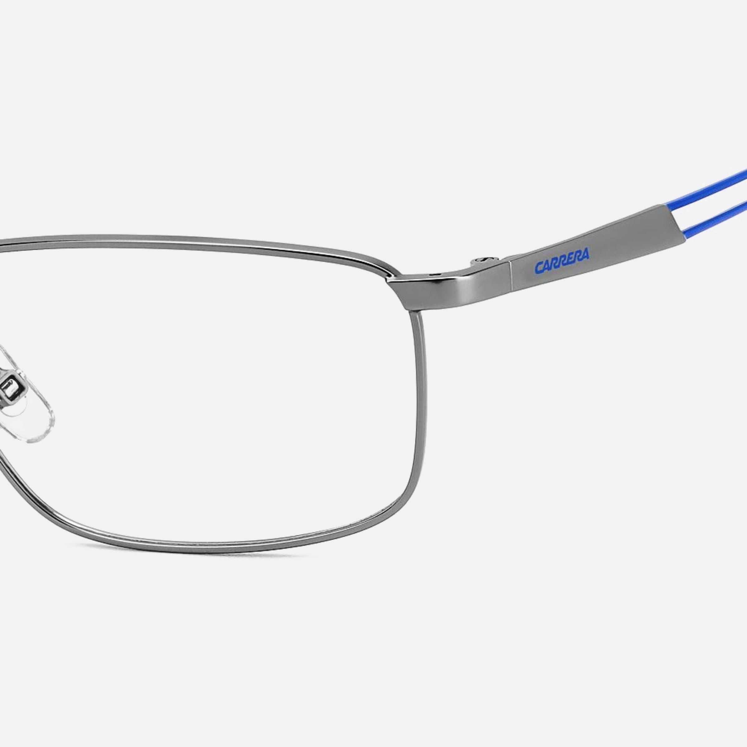 Carrera 55mm Carrera V6d Blue Geometric Men Eyeglasses - Additional Angle
