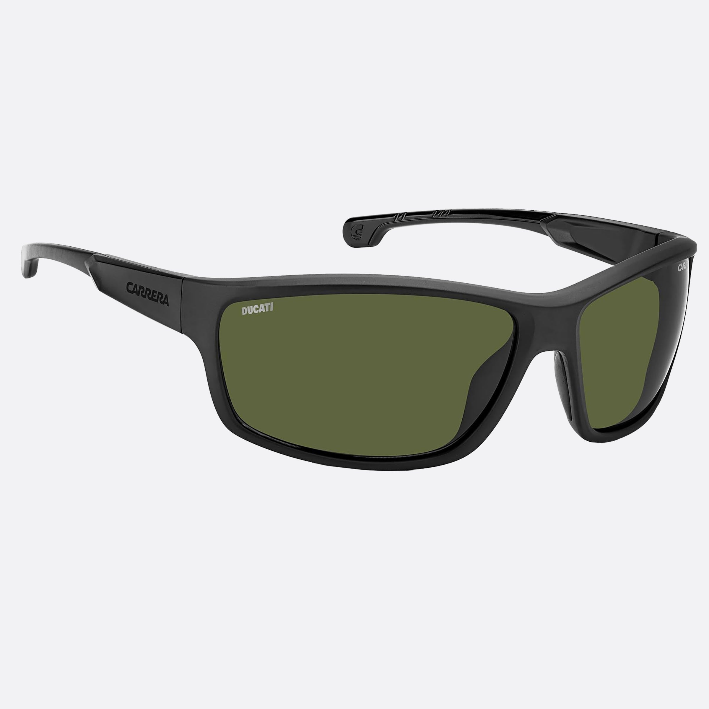Carrera 68mm Ducati Carduc Black Geometric Polarized Men Sunglasses - Detail View