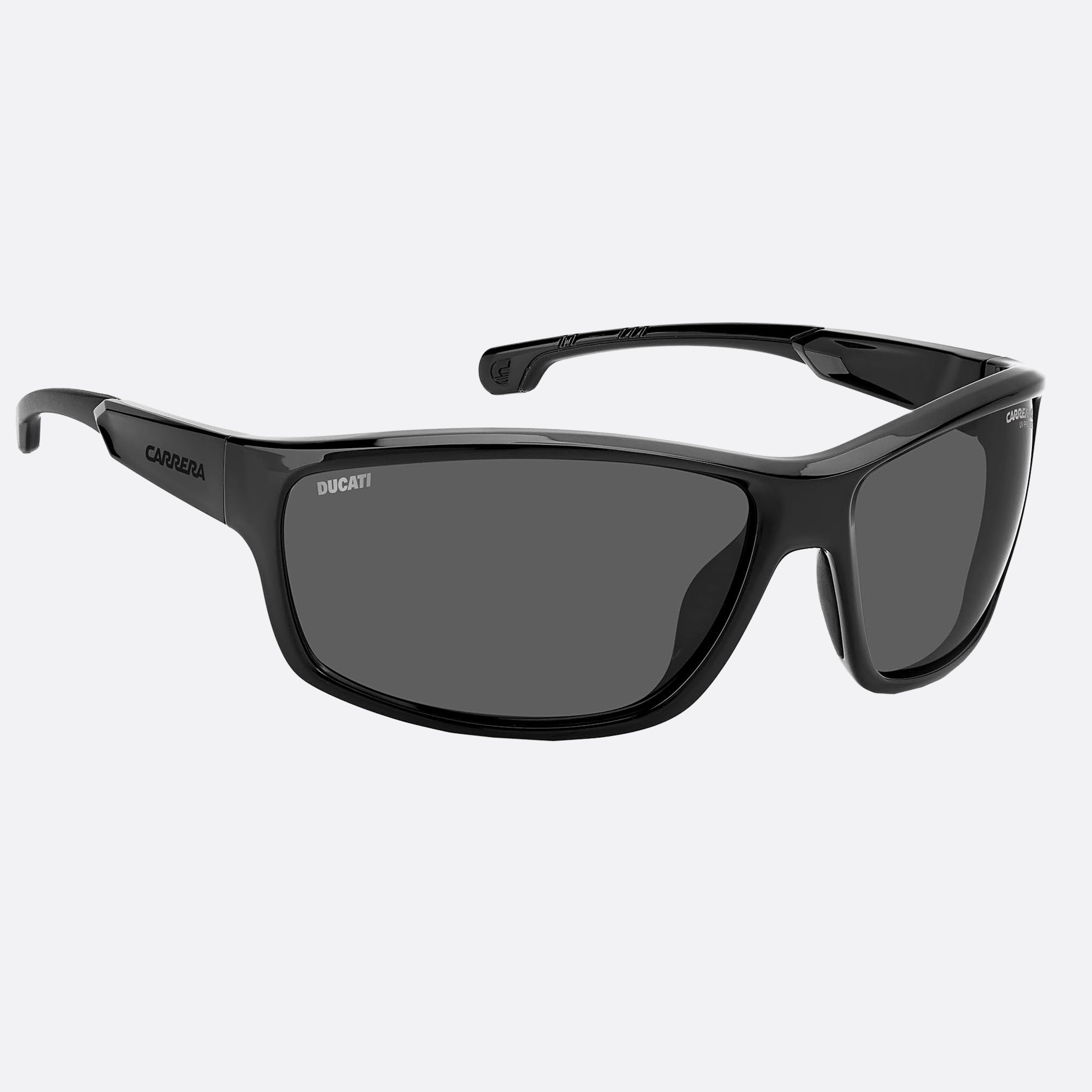 Carrera 68mm Ducati Carduc Black Geometric Men Sunglasses - Detail View