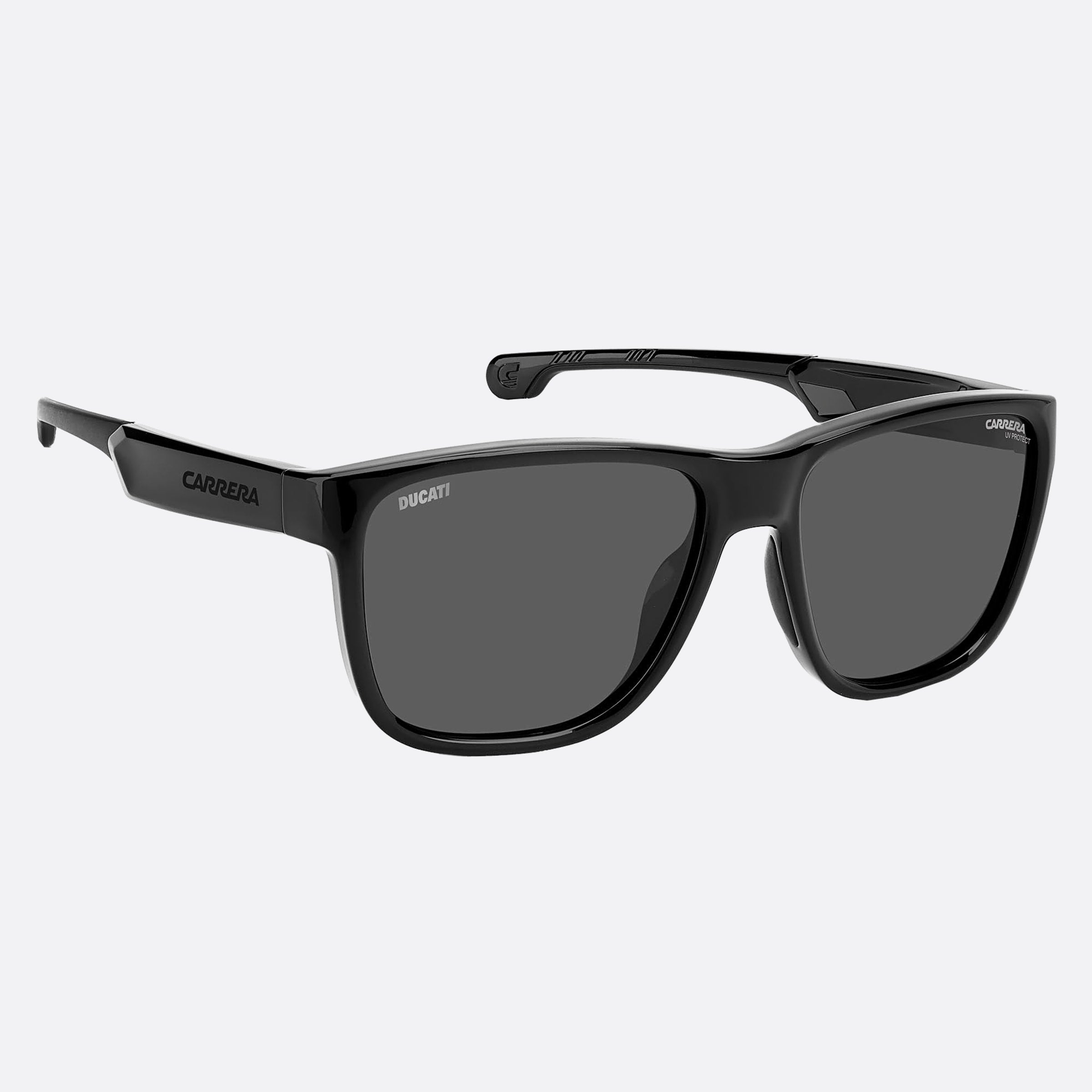 Carrera 57mm Ducati Carduc Black Squared Men Sunglasses - Detail View