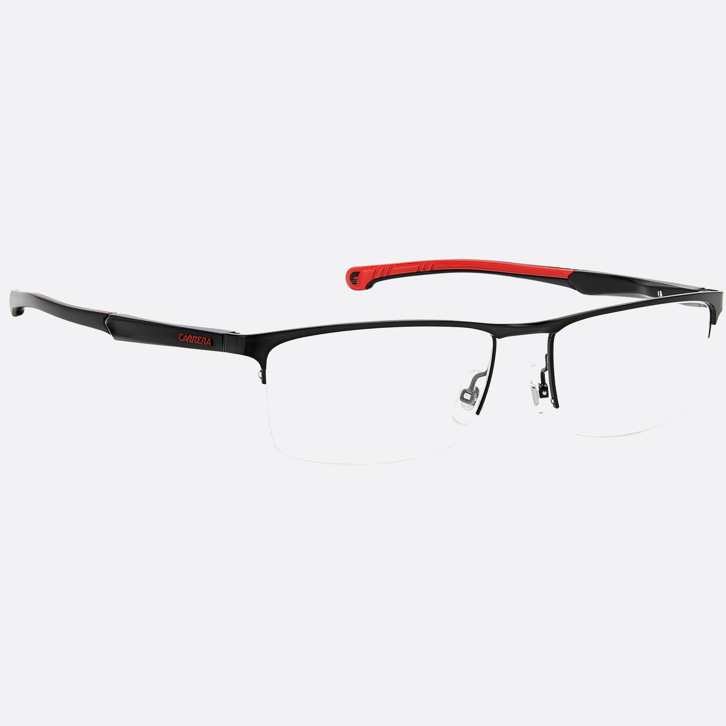 Carrera 55mm Ducati Carduc Oit Black Geometric Men Eyeglasses - Detail View