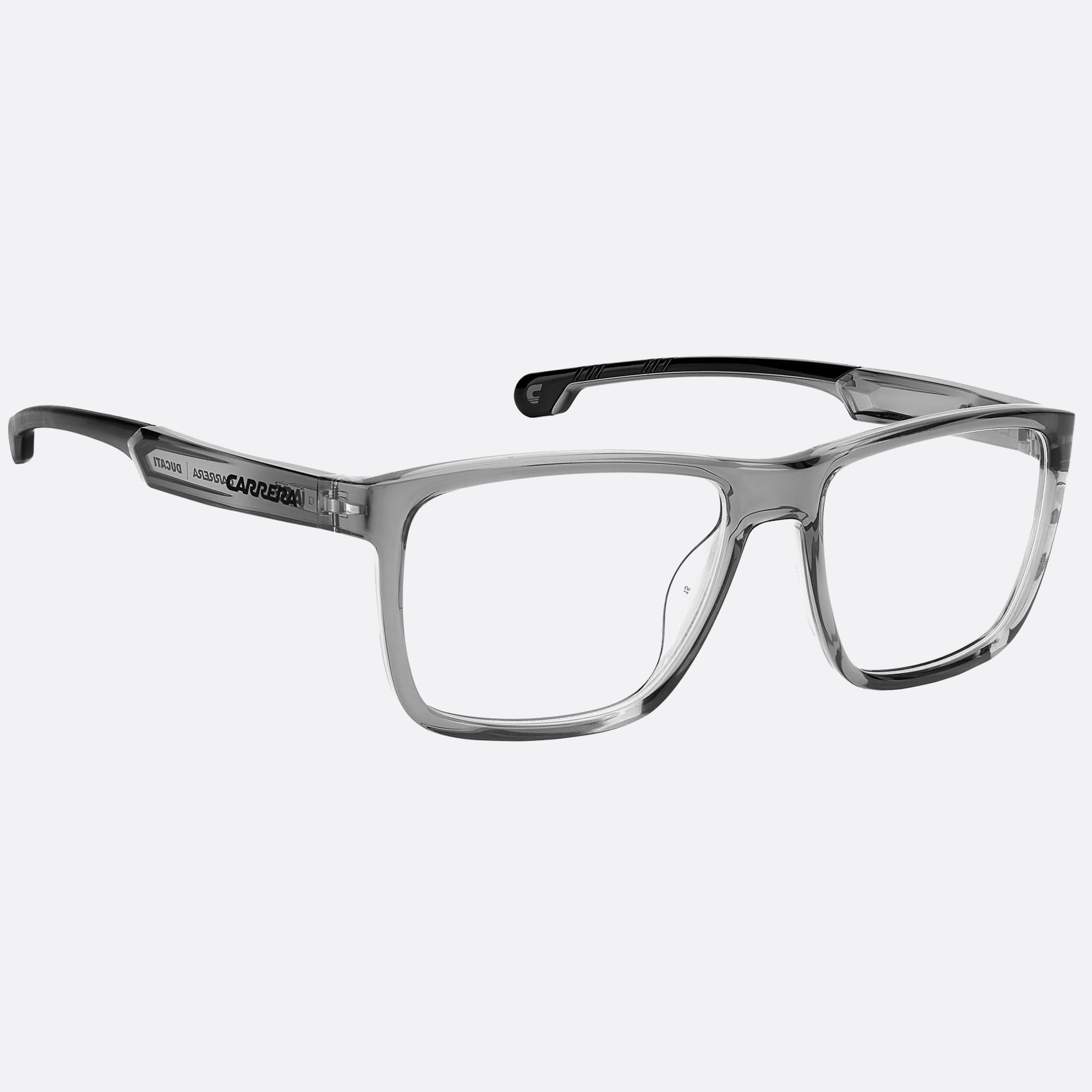Carrera 55mm Ducati Carduc R6s Grey Squared Men Eyeglasses - Detail View