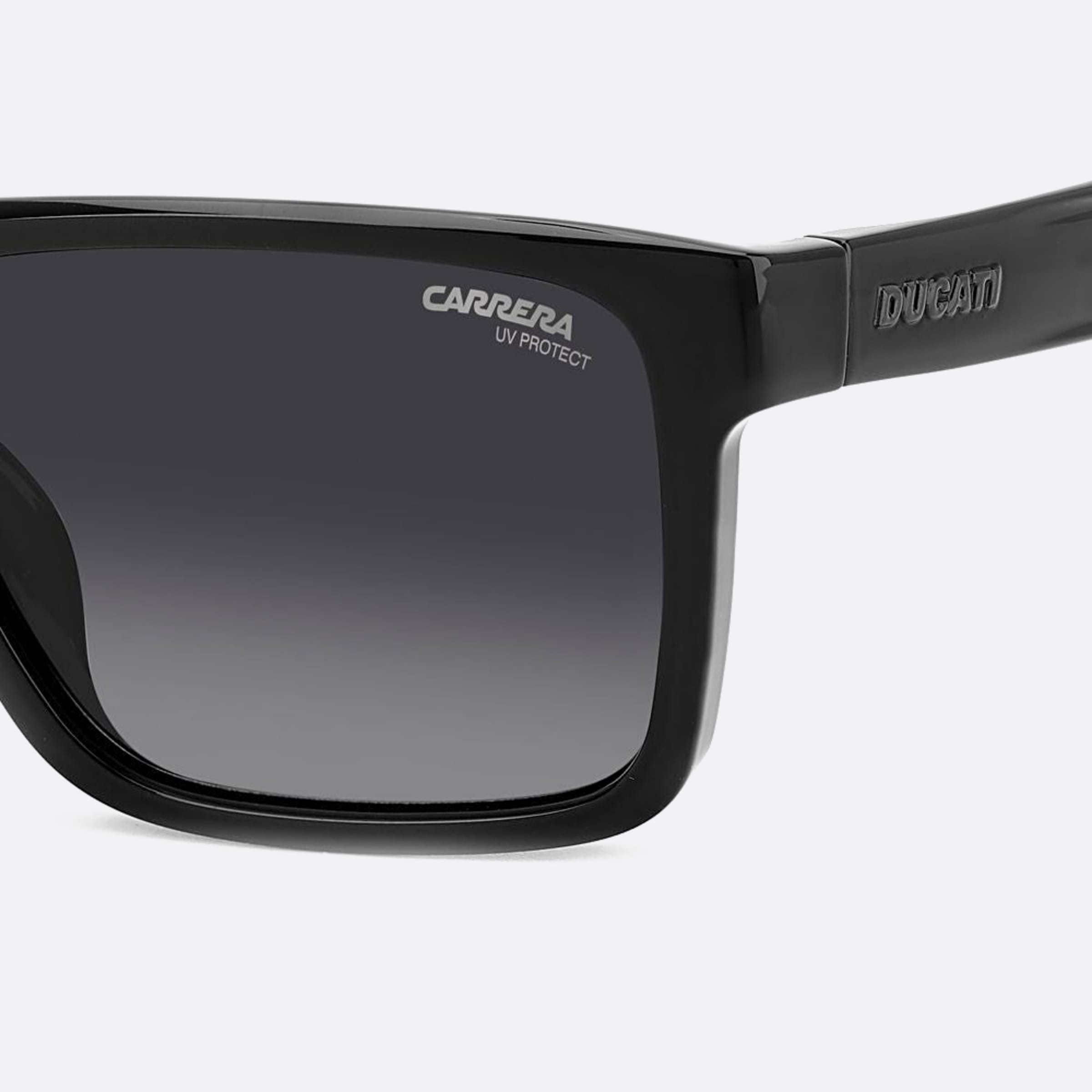 Carrera 55mm Ducati Carduc Black Squared Men Sunglasses - Additional Angle