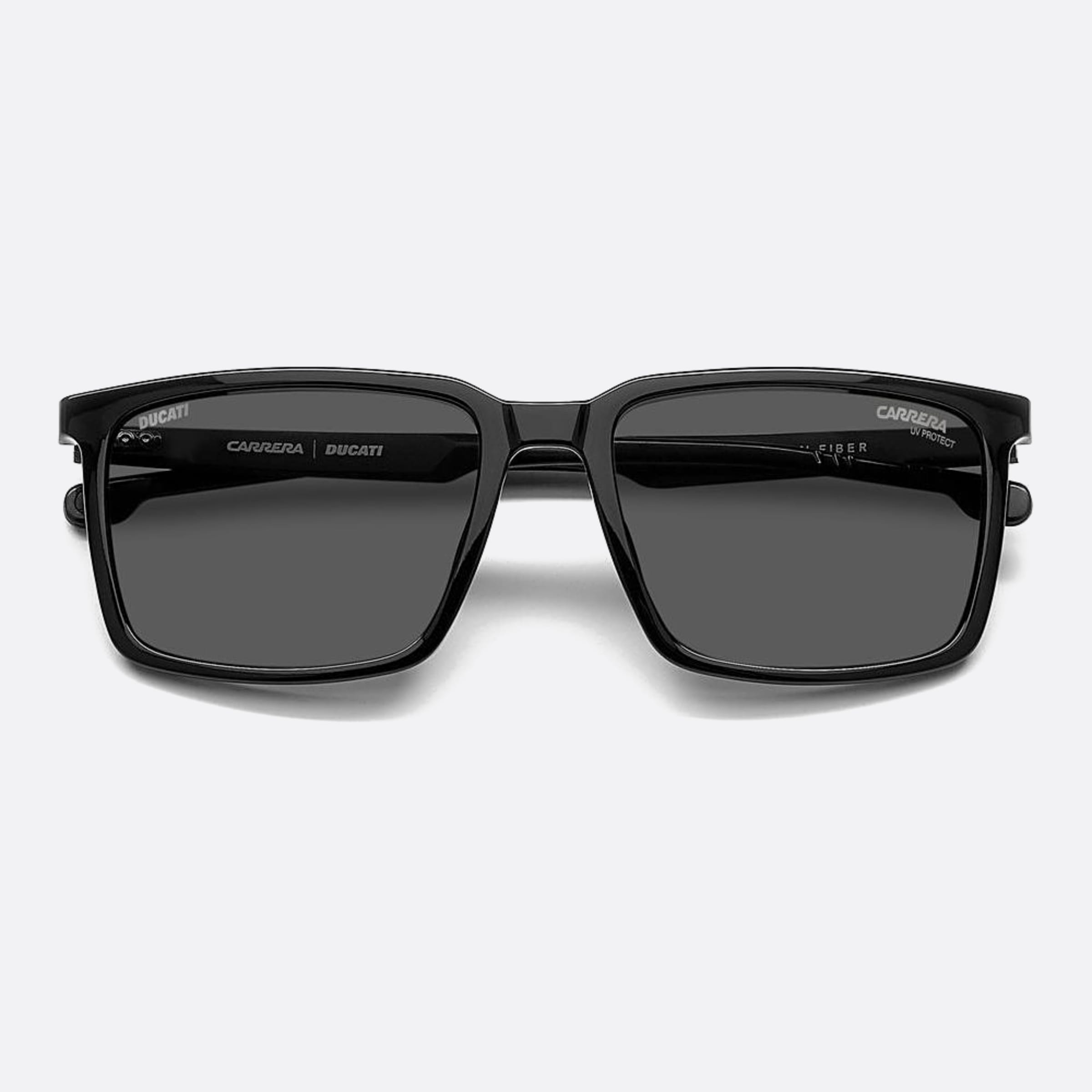 Carrera 56mm Ducati Carduc Black Squared Men Sunglasses - Lifestyle Shot