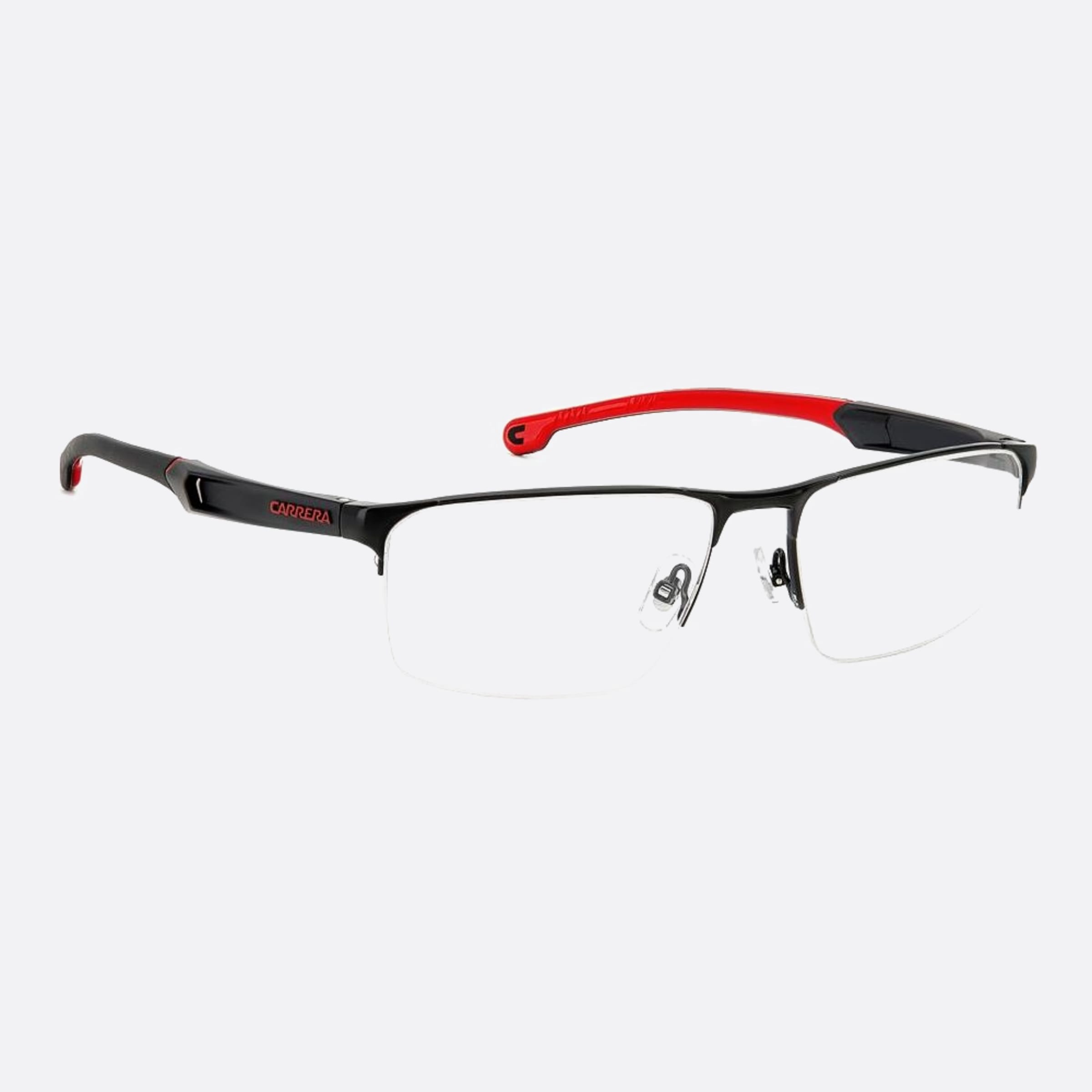 Carrera 57mm Ducati Carduc Oit Black Geometric Men Eyeglasses - Detail View
