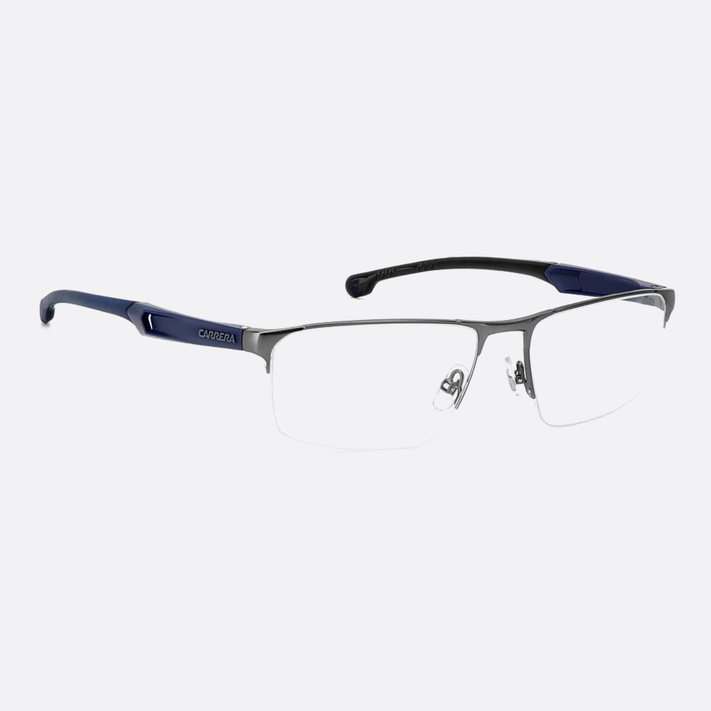 Carrera 57mm Ducati Carduc V6d Blue Geometric Men Eyeglasses - Detail View