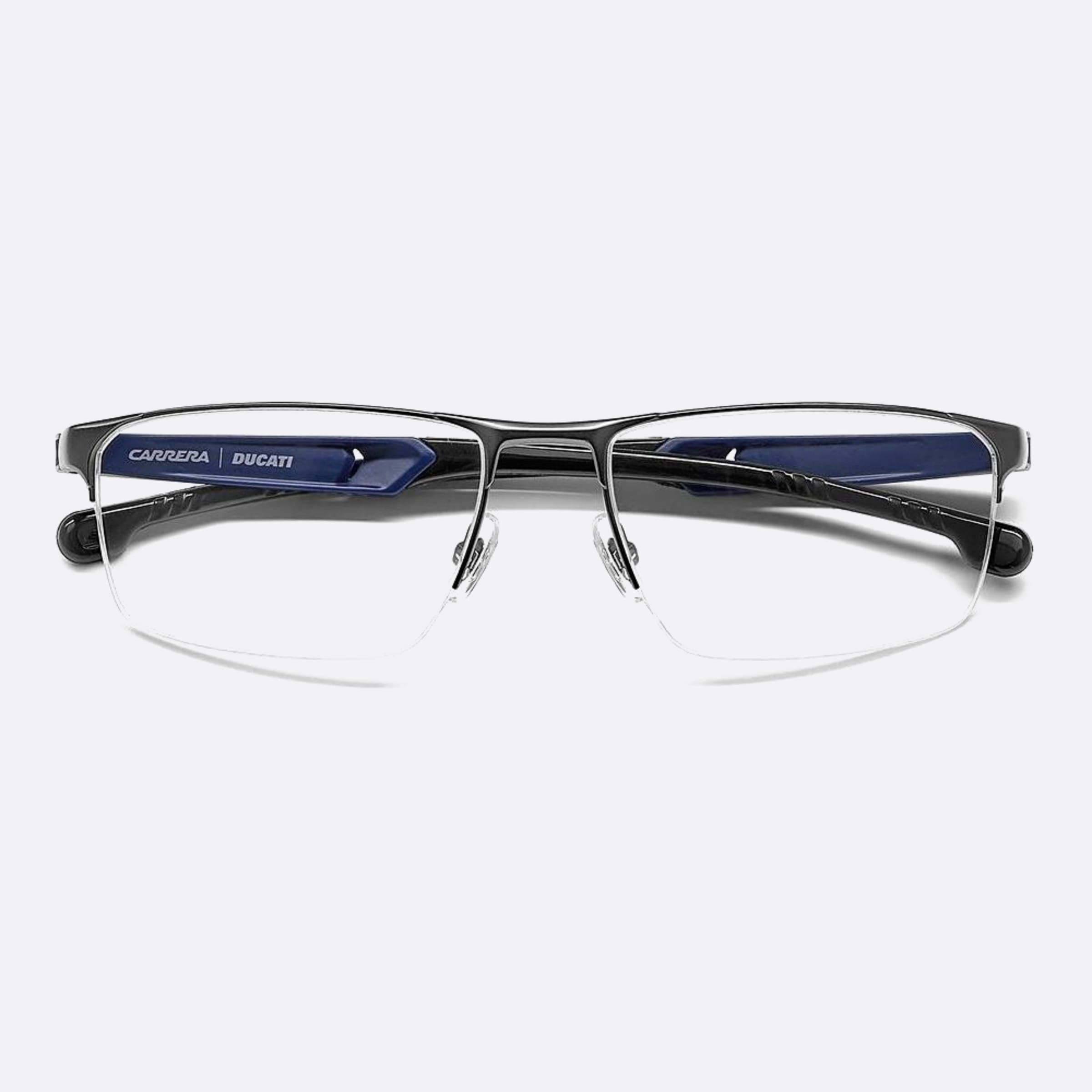 Carrera 57mm Ducati Carduc V6d Blue Geometric Men Eyeglasses - Lifestyle Shot