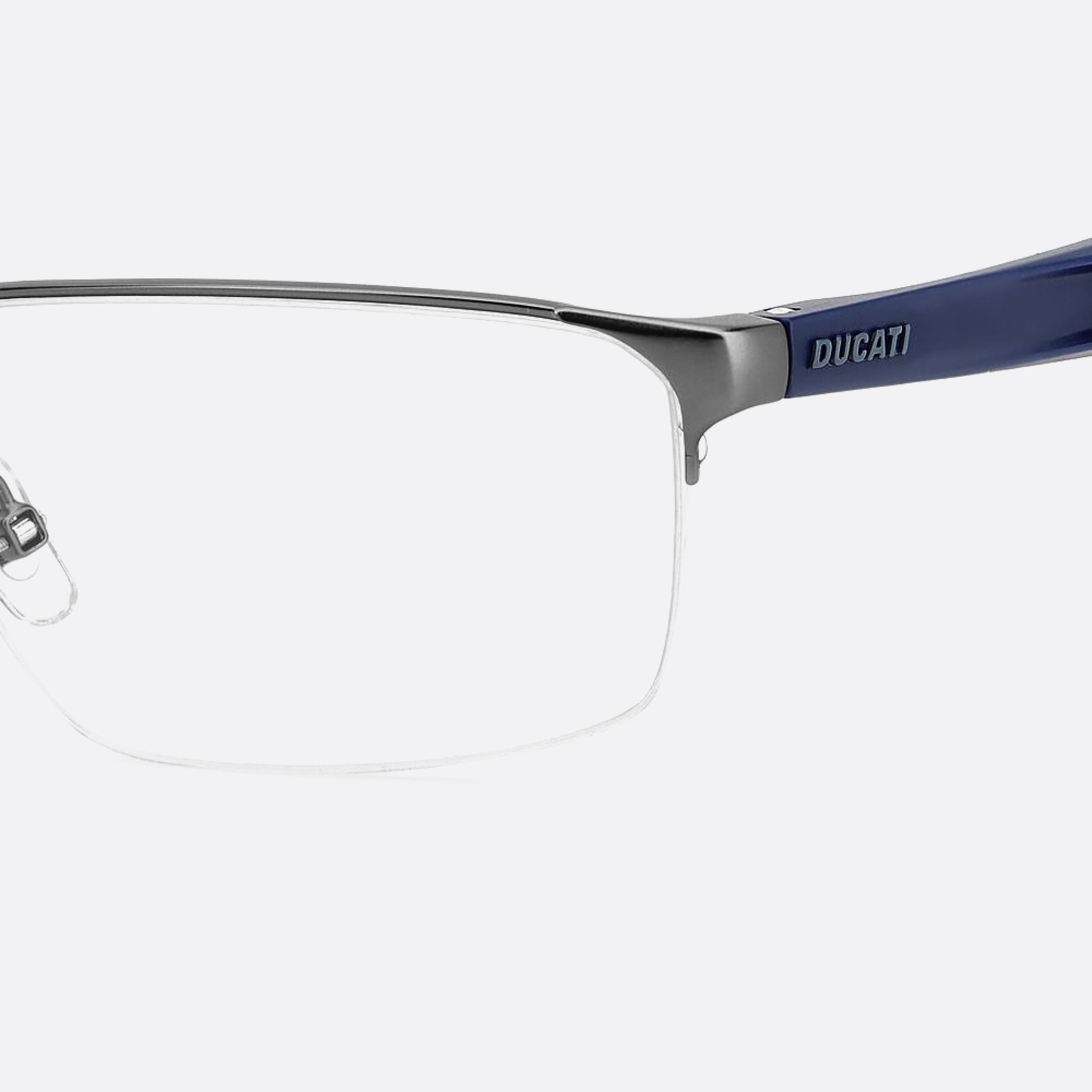 Carrera 57mm Ducati Carduc V6d Blue Geometric Men Eyeglasses - Additional Angle