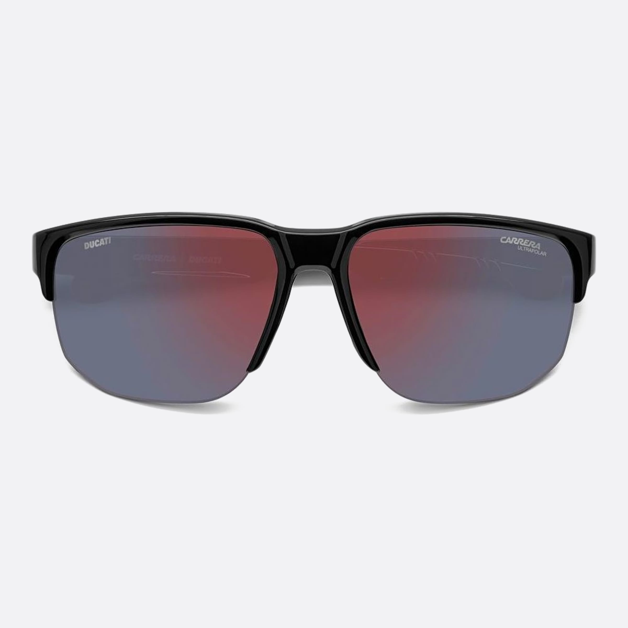 Carrera 63mm Ducati Carduc Black Squared Polarized Men Sunglasses - Detail View