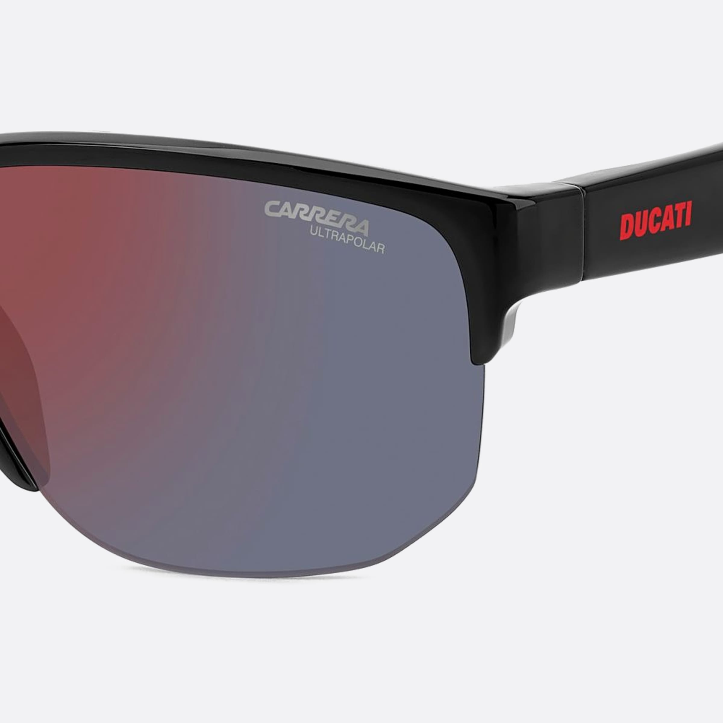 Carrera 63mm Ducati Carduc Black Squared Polarized Men Sunglasses - Lifestyle Shot
