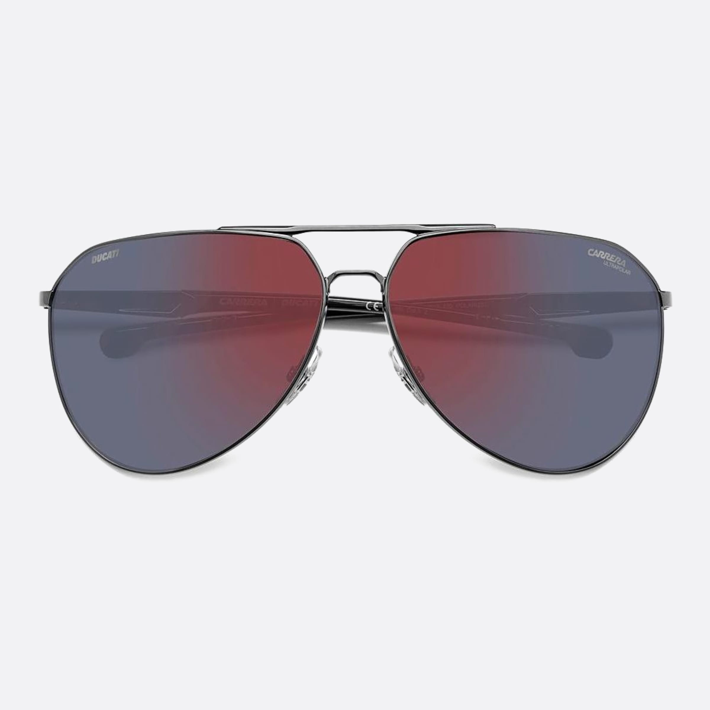 Carrera 67mm Ducati Carduc Black Pilot Polarized Men Sunglasses - Lifestyle Shot