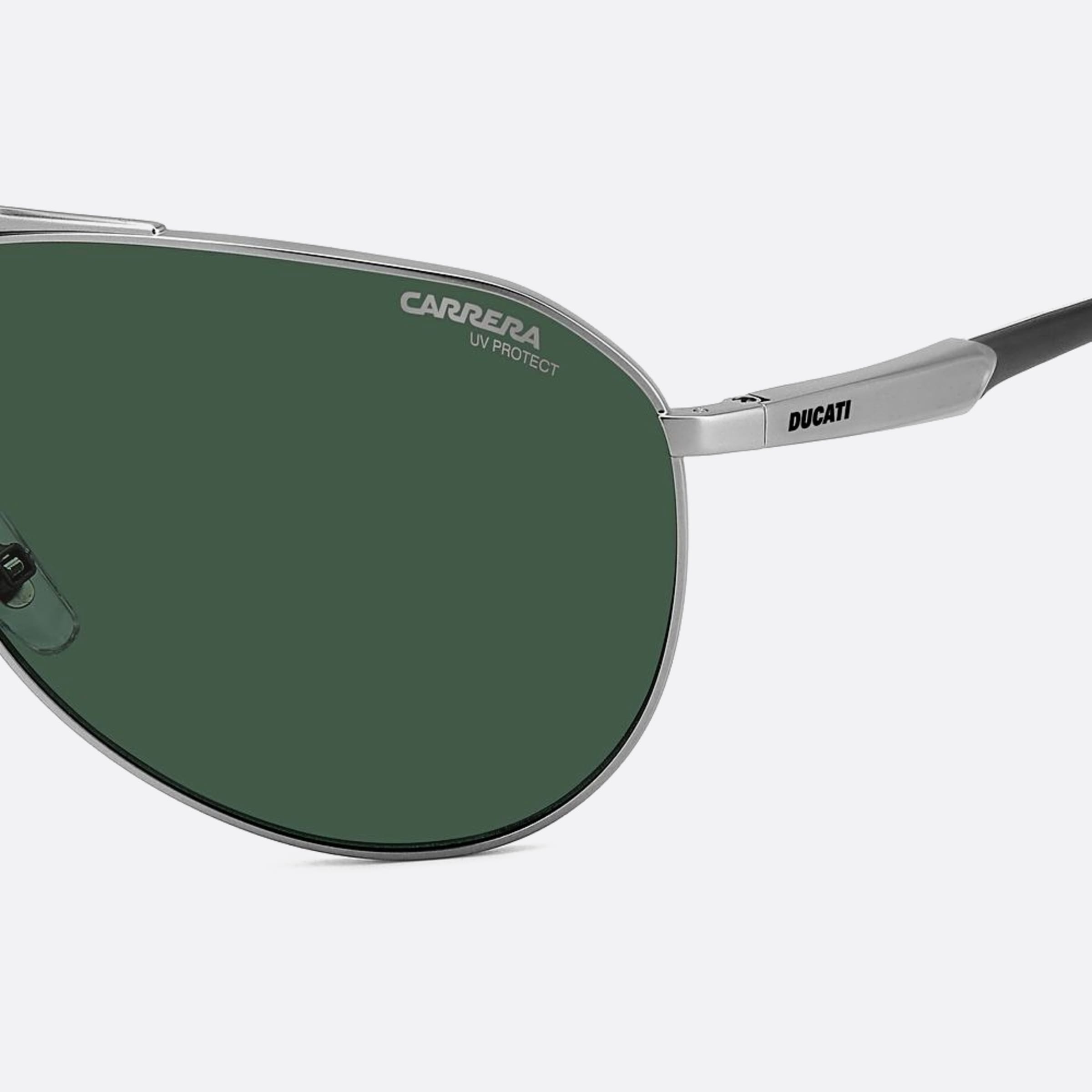 Carrera 67mm Ducati Carduc R80 Grey Pilot Men Sunglasses - Additional Angle