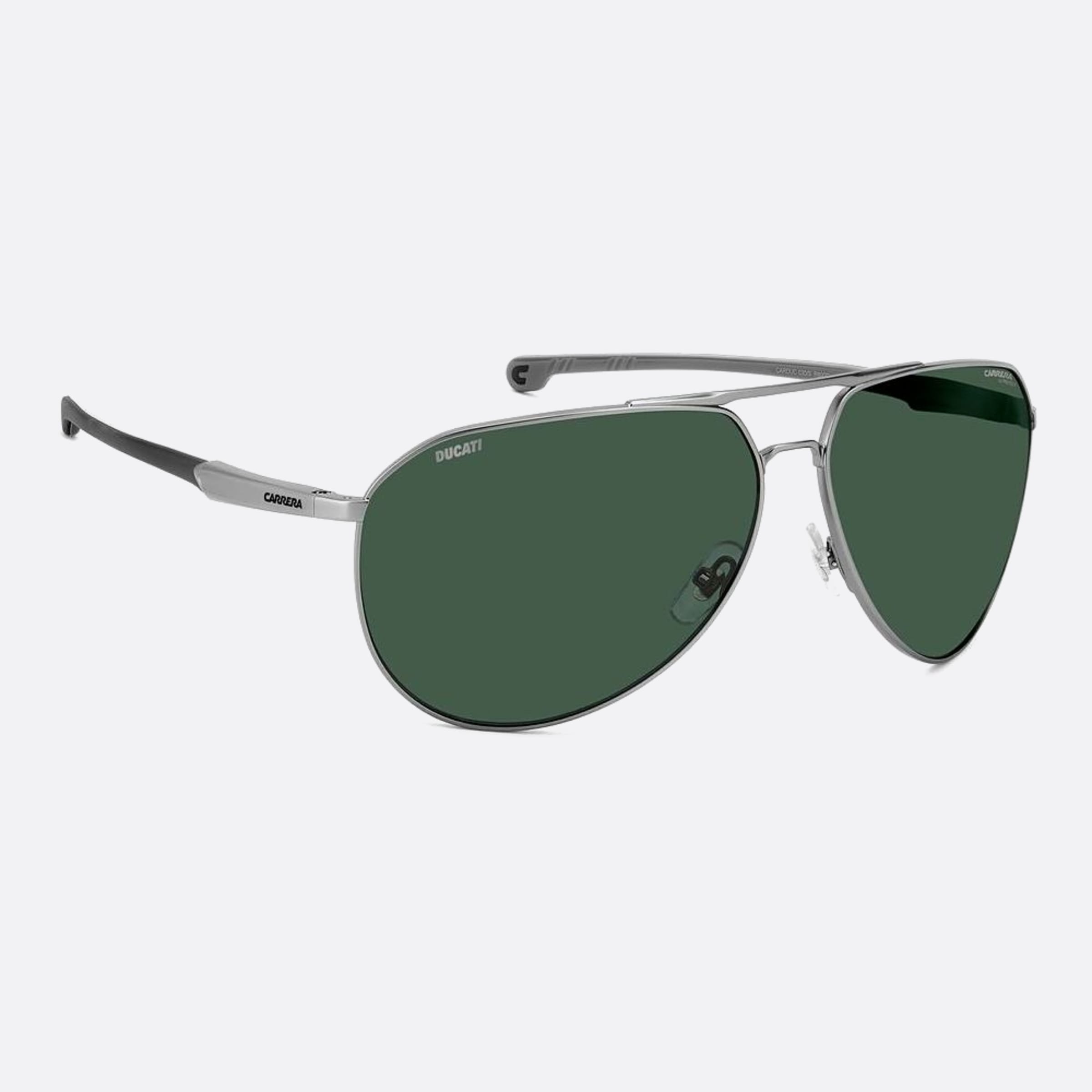 Carrera 67mm Ducati Carduc R80 Grey Pilot Men Sunglasses - Additional Angle