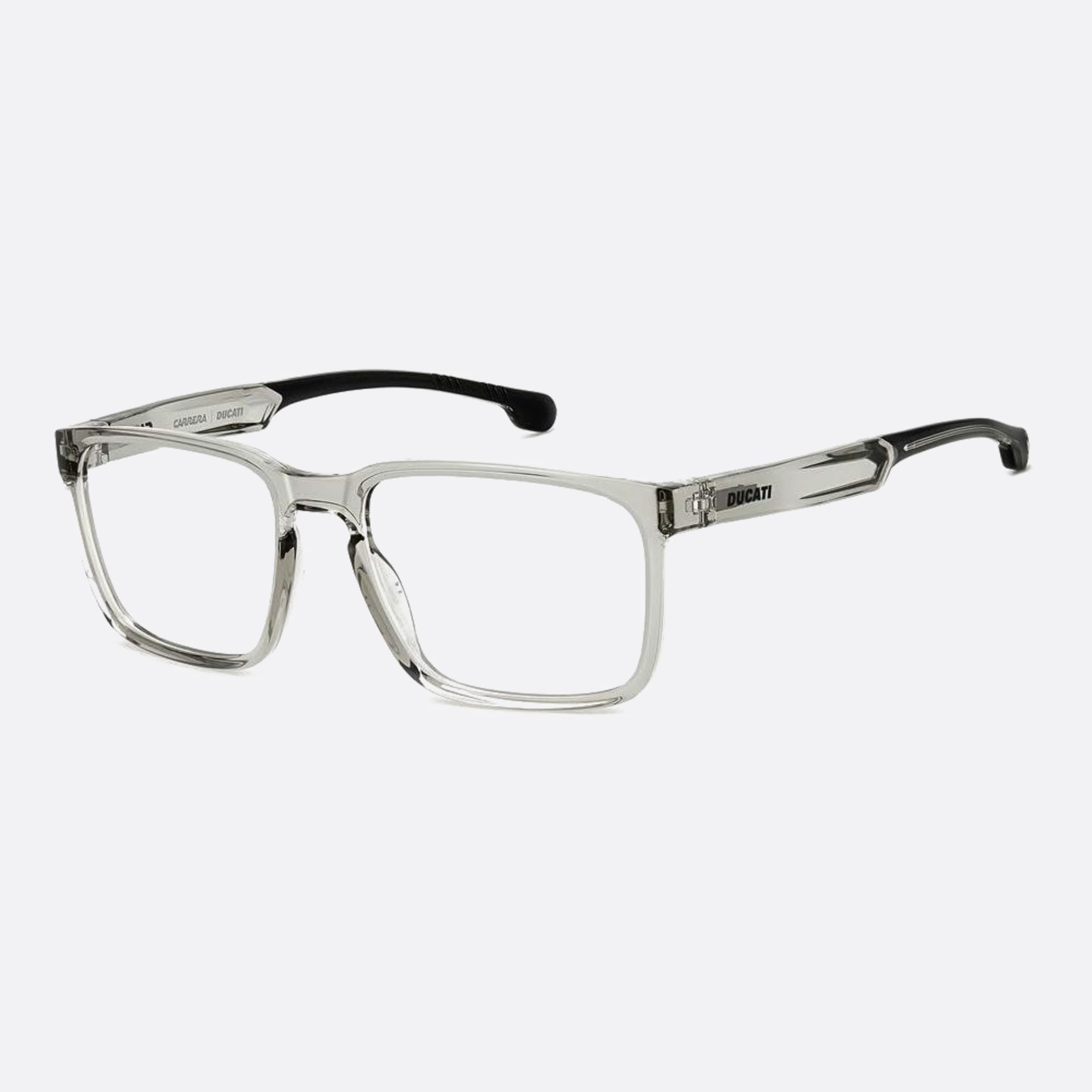 Carrera 56mm Ducati Carduc Kb7 Grey Geometric Men Eyeglasses - Side View