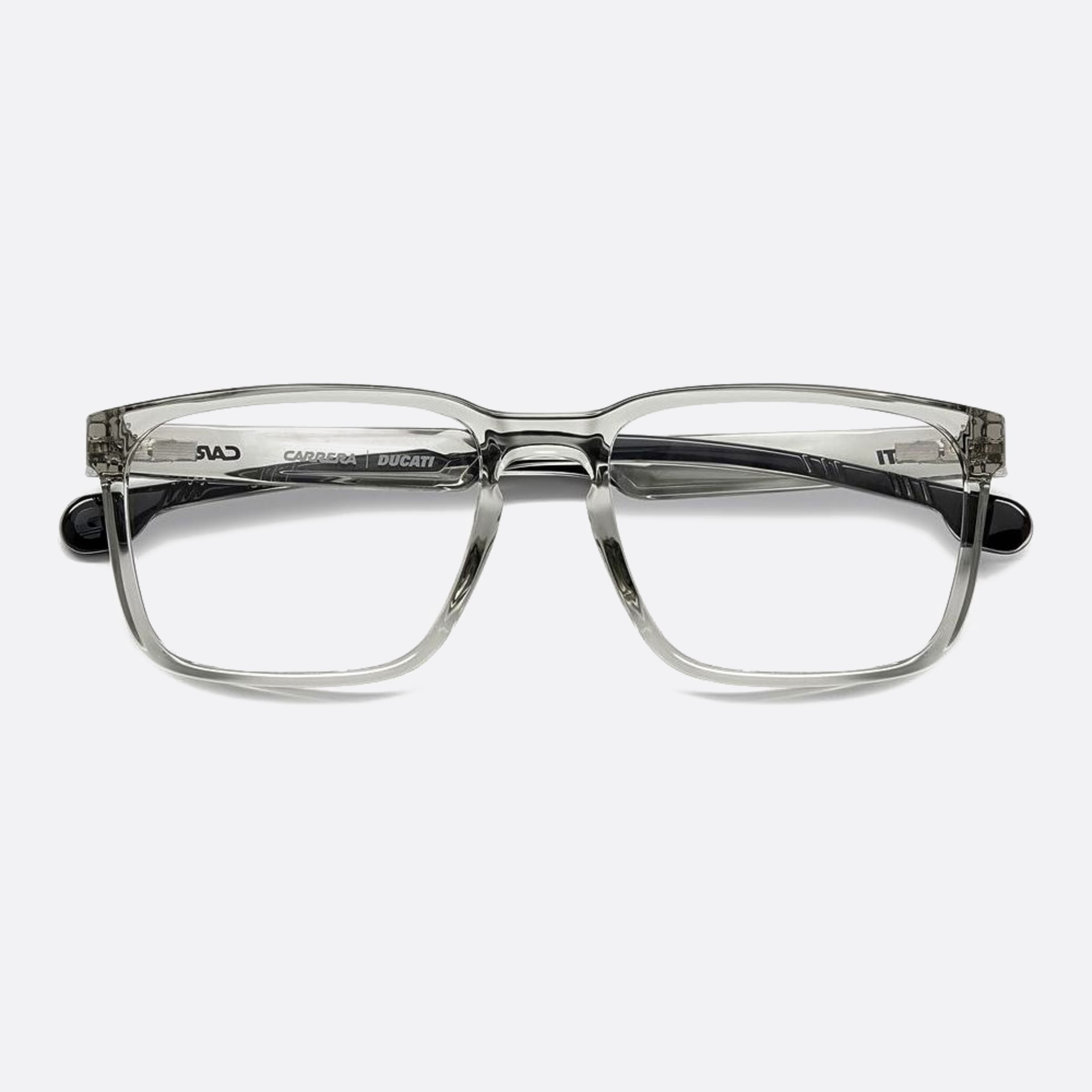 Carrera 56mm Ducati Carduc Kb7 Grey Geometric Men Eyeglasses - Detail View