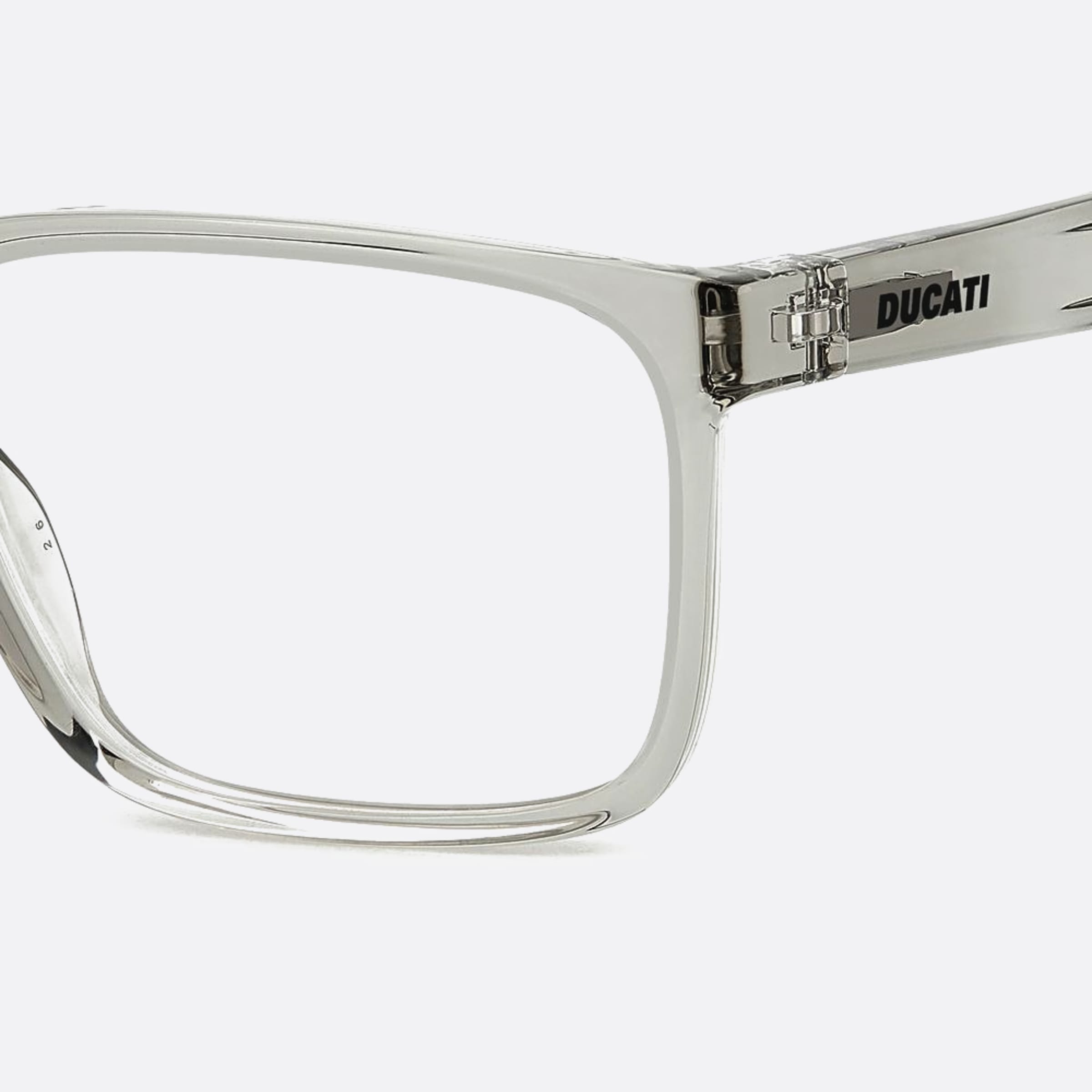 Carrera 56mm Ducati Carduc Kb7 Grey Geometric Men Eyeglasses - Additional Angle
