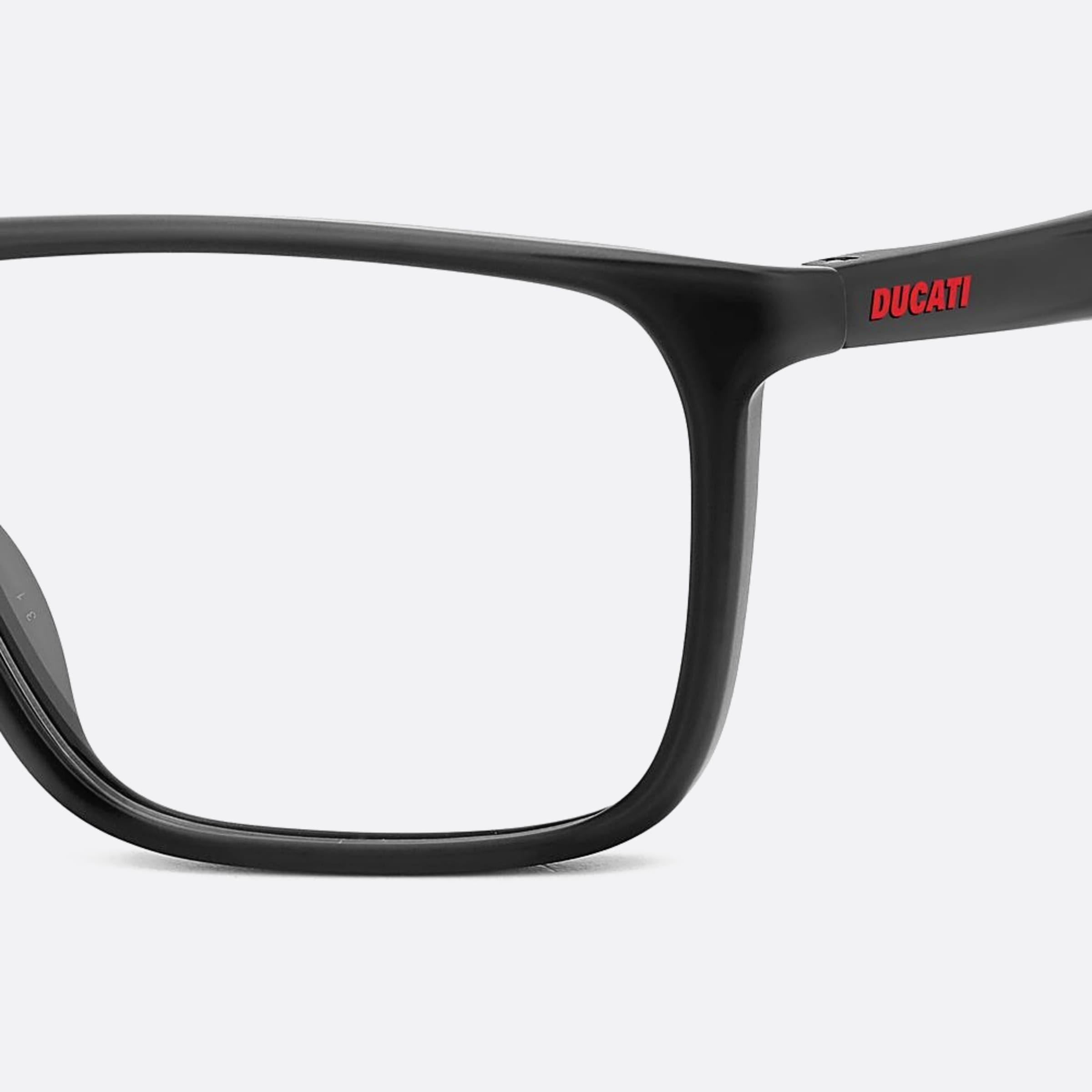 Carrera 58mm Ducati Carduc Oit Black Geometric Men Eyeglasses - Detail View