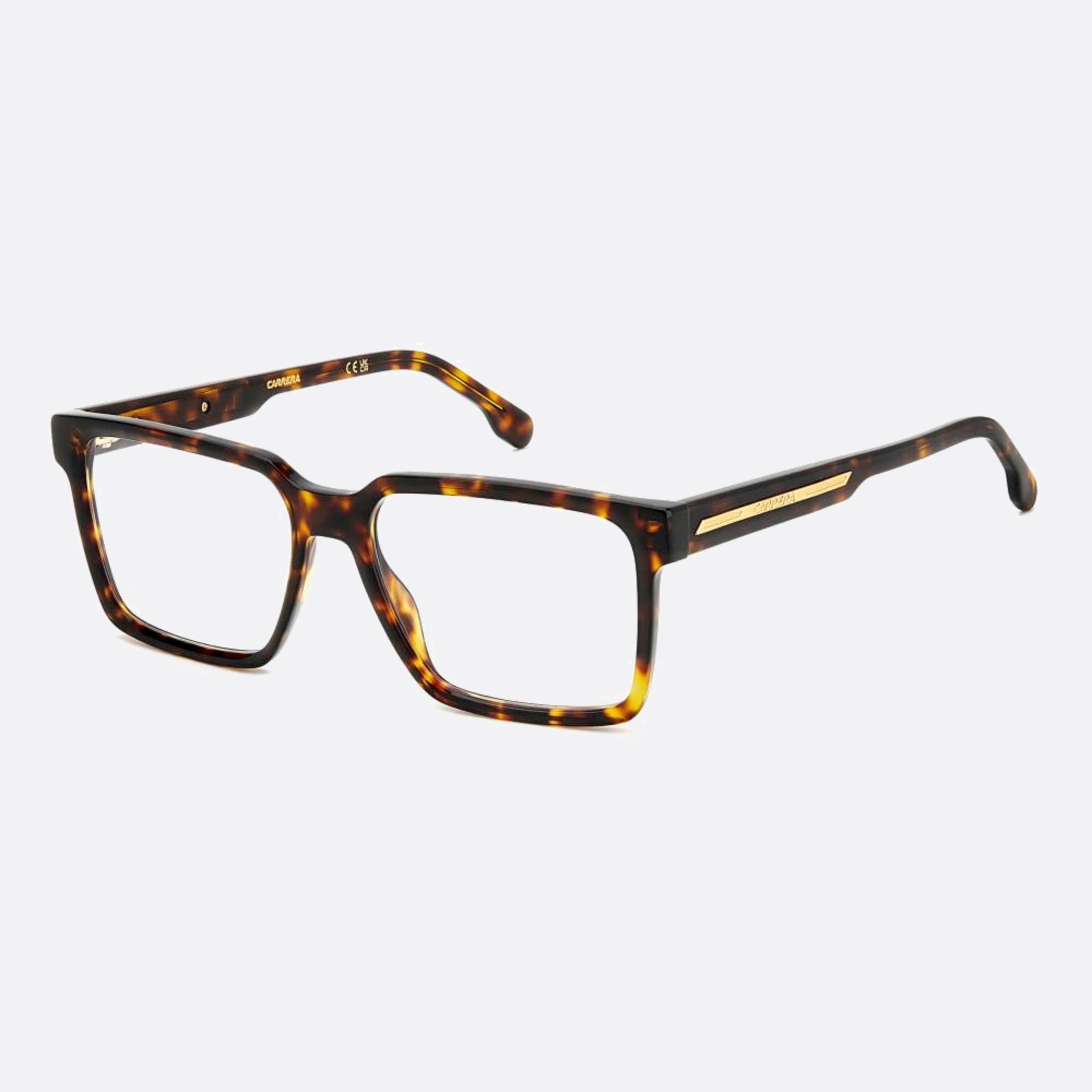 Carrera 55mm Victory Havana Squared Men Eyeglasses - Side View